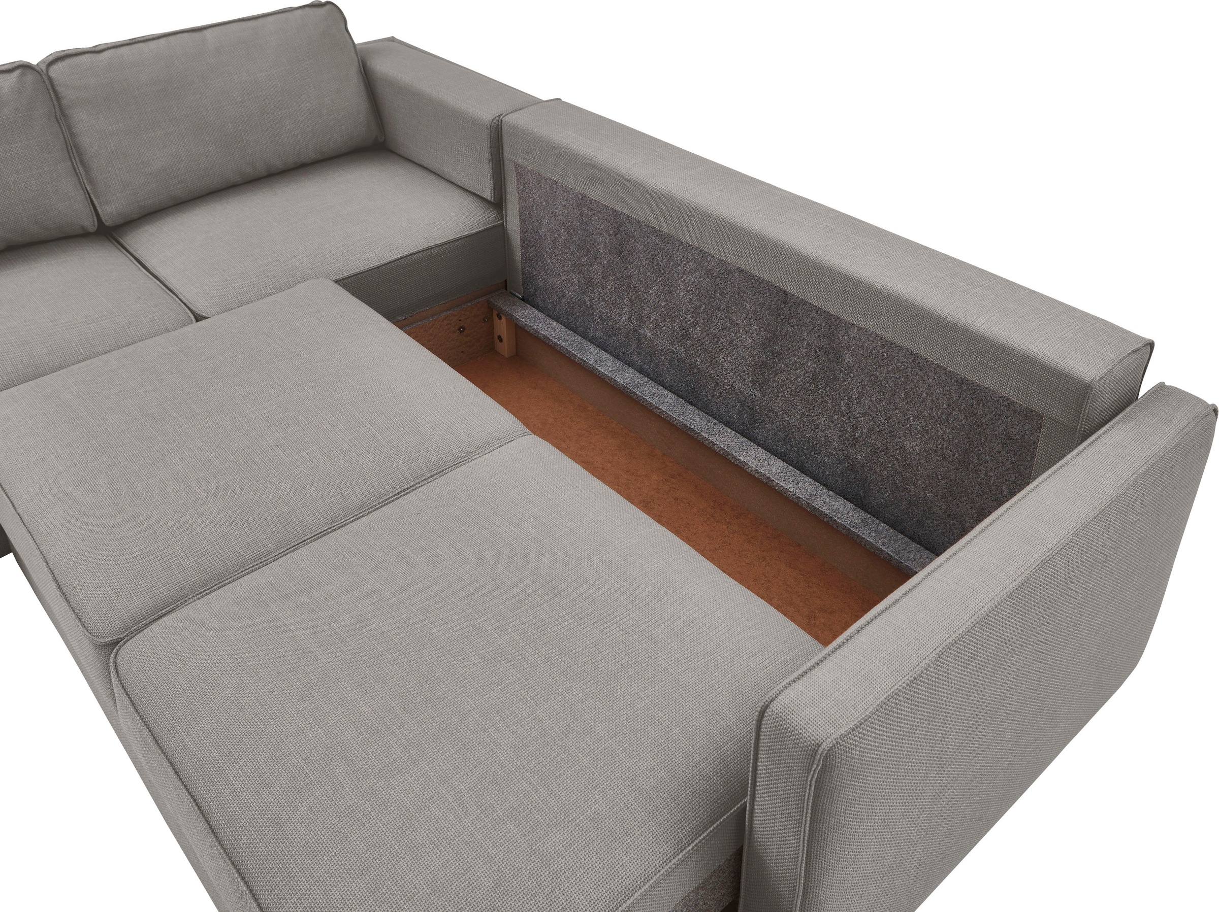 ATLANTIC home collection Schlafsofa »Chill«, Ecksofa mit Bettfunktion und Bettkasten