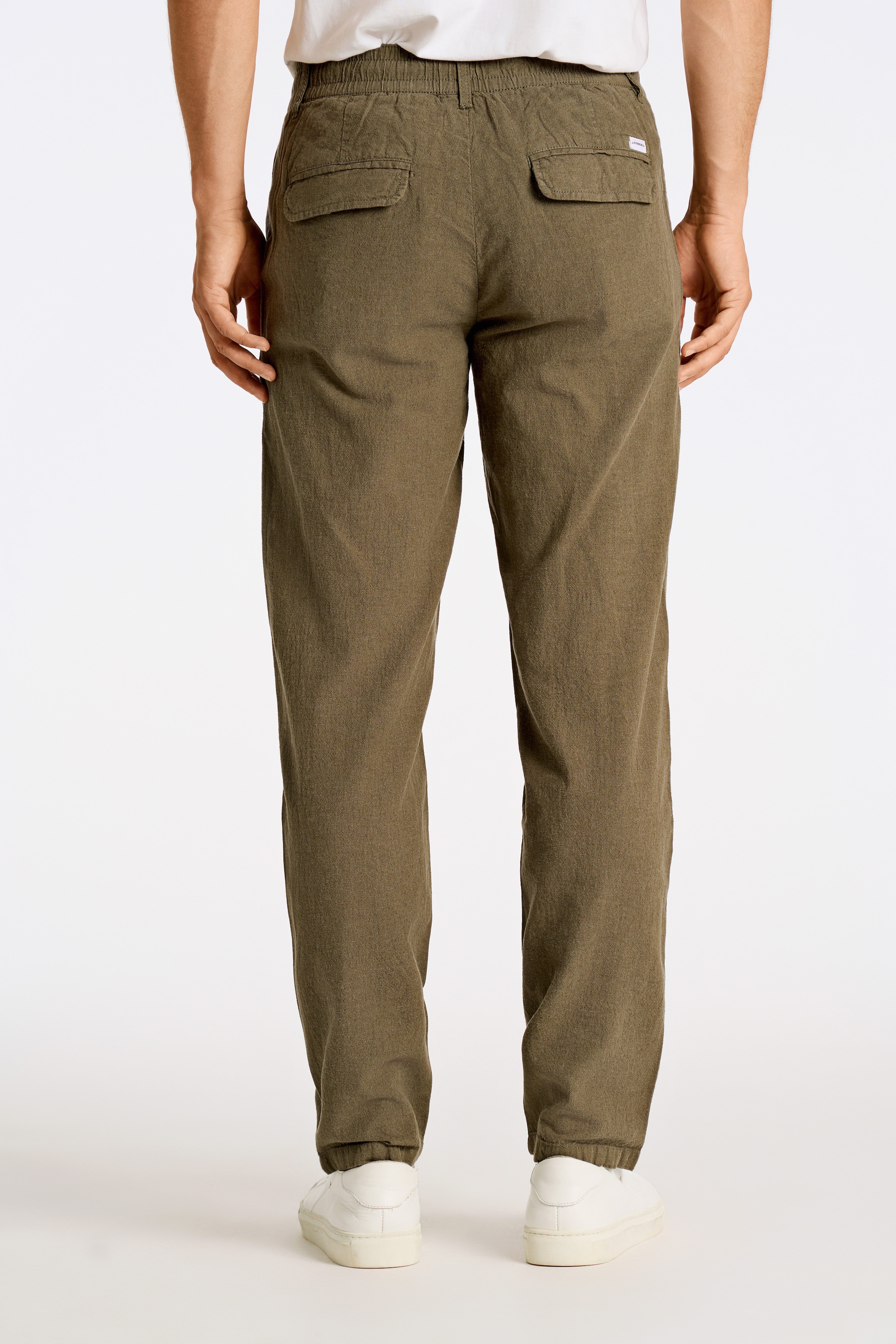 LINDBERGH Leinenhose, mit Gummizug und Kordel