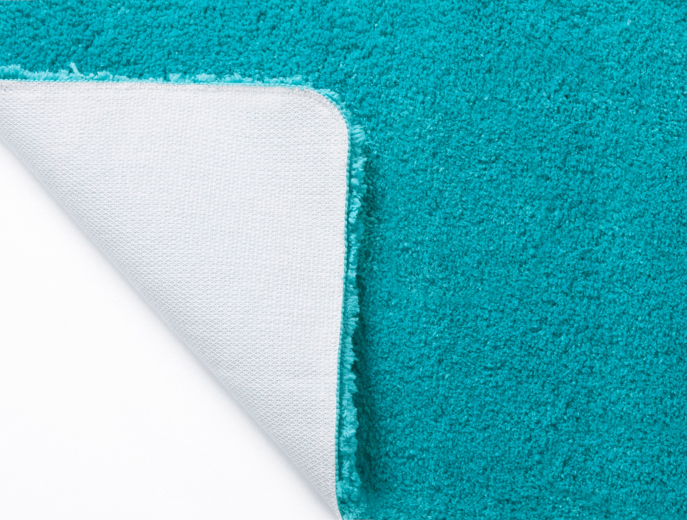 my home Badematte »Sanremo, Badvorleger, Badezimmer Teppich, sehr weich«, rutschhemmend beschichtet, fussbodenheizungsgeeignet-schnell trocknend, Badteppich, unifarben, rechteckig, rund & als 3-tlg. Set erhältlich