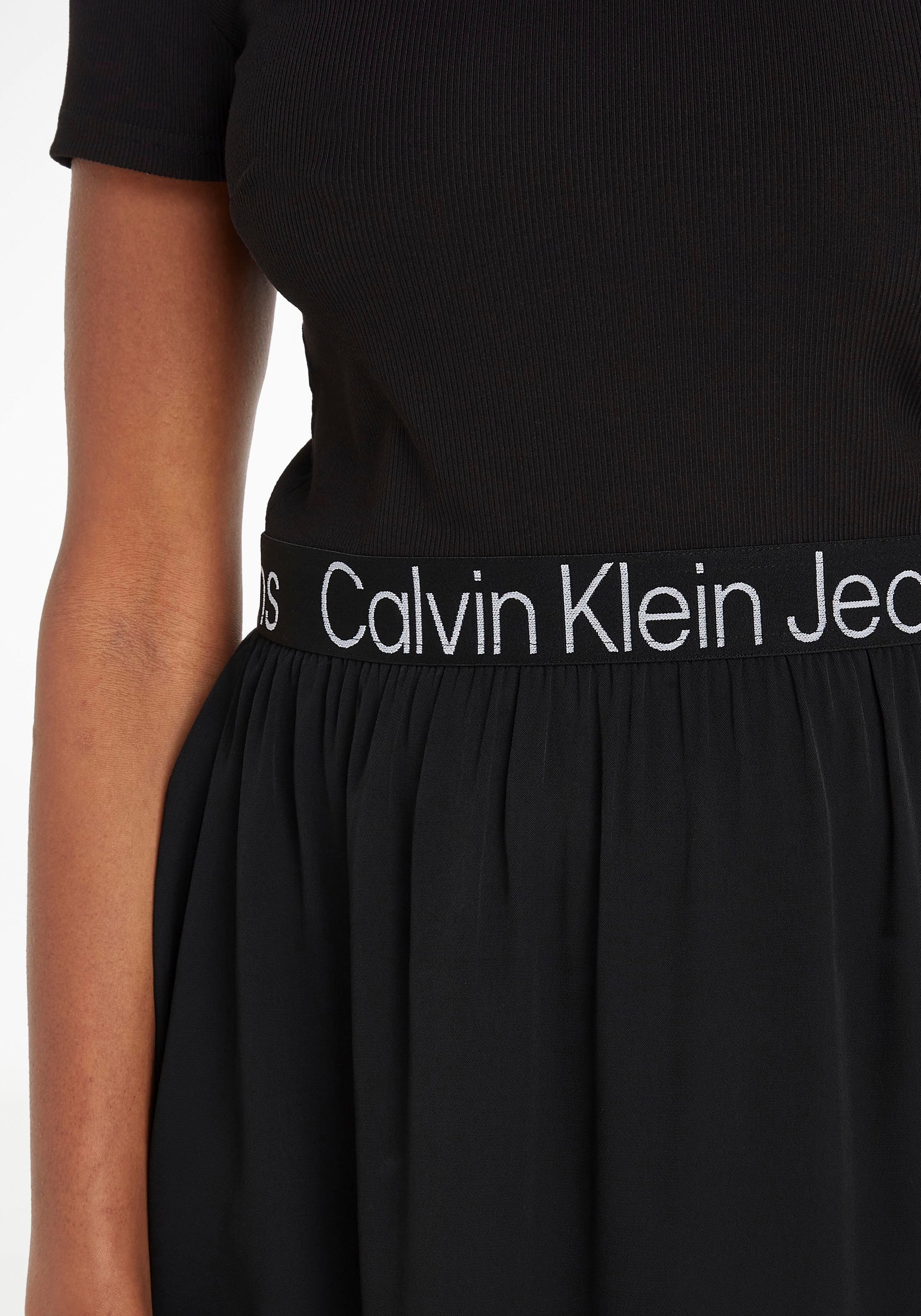 online im Calvin Jelmoli-Versand Schweiz bei 2-in-1-Kleid, Klein Jeans kaufen Materialmix