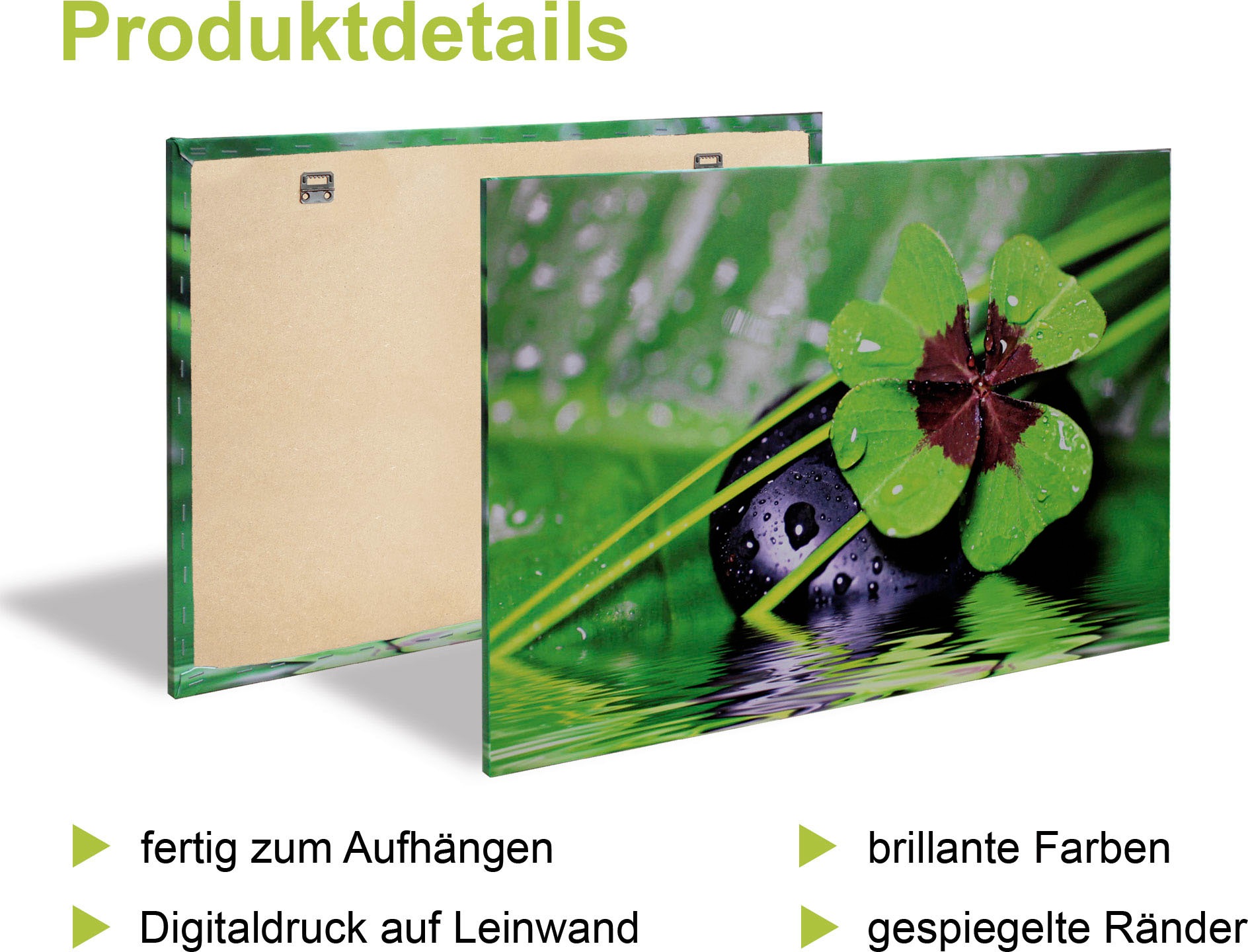 Artland Leinwandbild »Blätter«, Blätter, (4 St.), 4er Set, verschiedene  Grössen online shoppen | Jelmoli-Versand