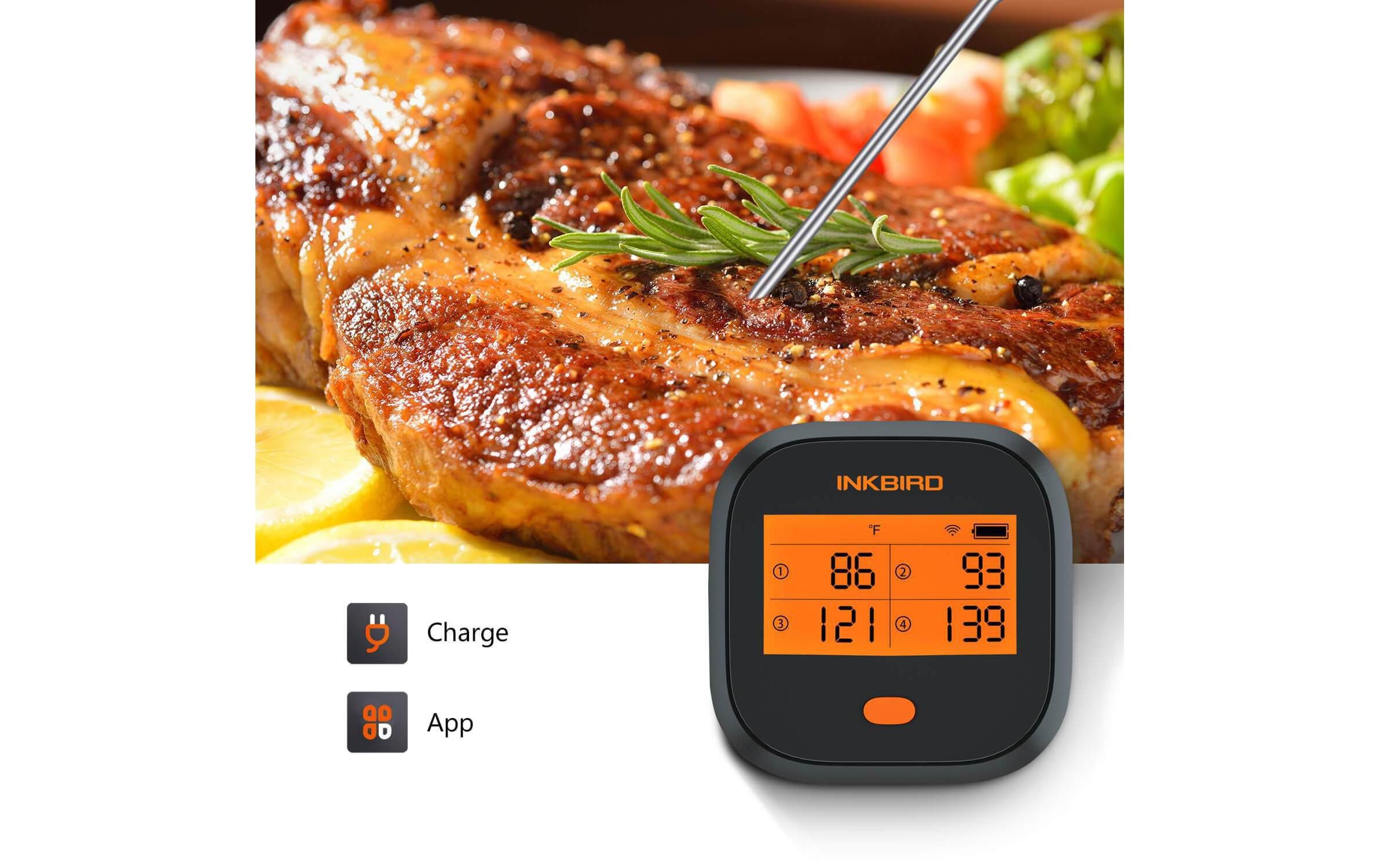 Bratenthermometer »Inkbird IBBQ-4T WiFi«