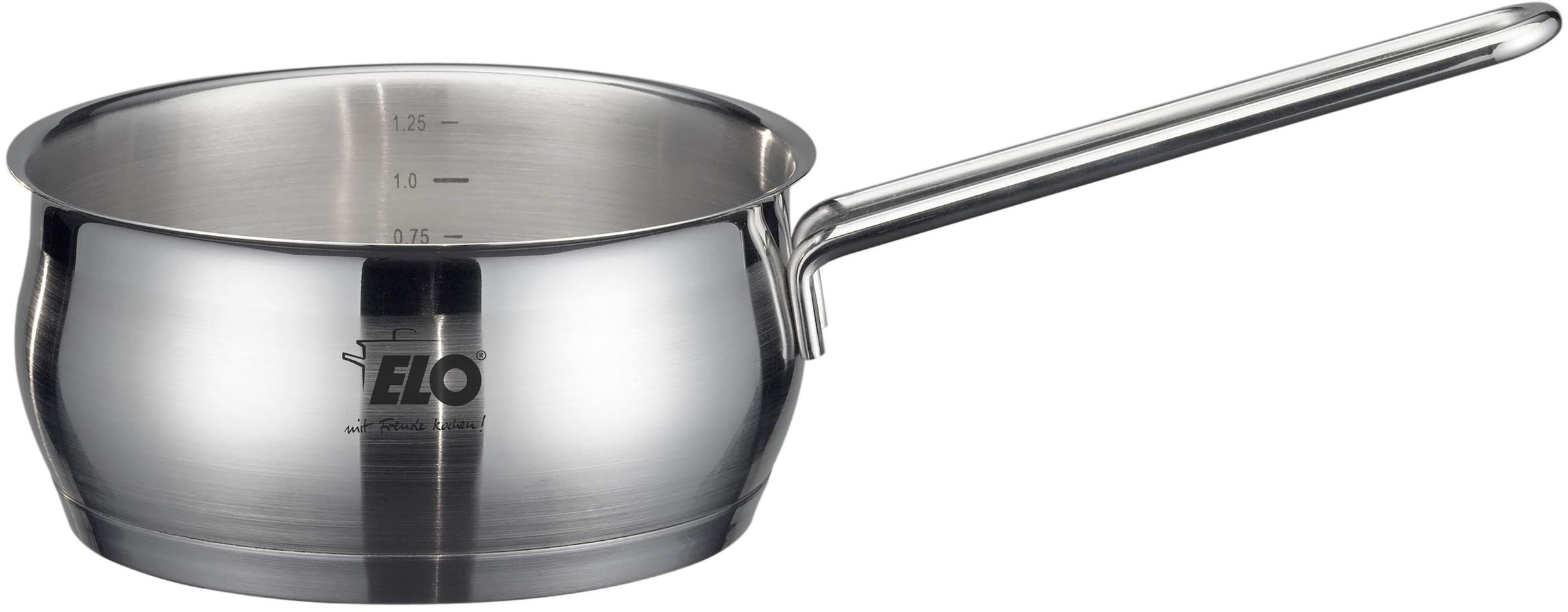 Elo Topf-Set »Platin«, Edelstahl 18/10, (Set, 9 tlg., 1 Bratentopf 20 cm, je 1 Fleischtopf 16/20/24 cm, 1 Kasserolle 16 cm), Induktion