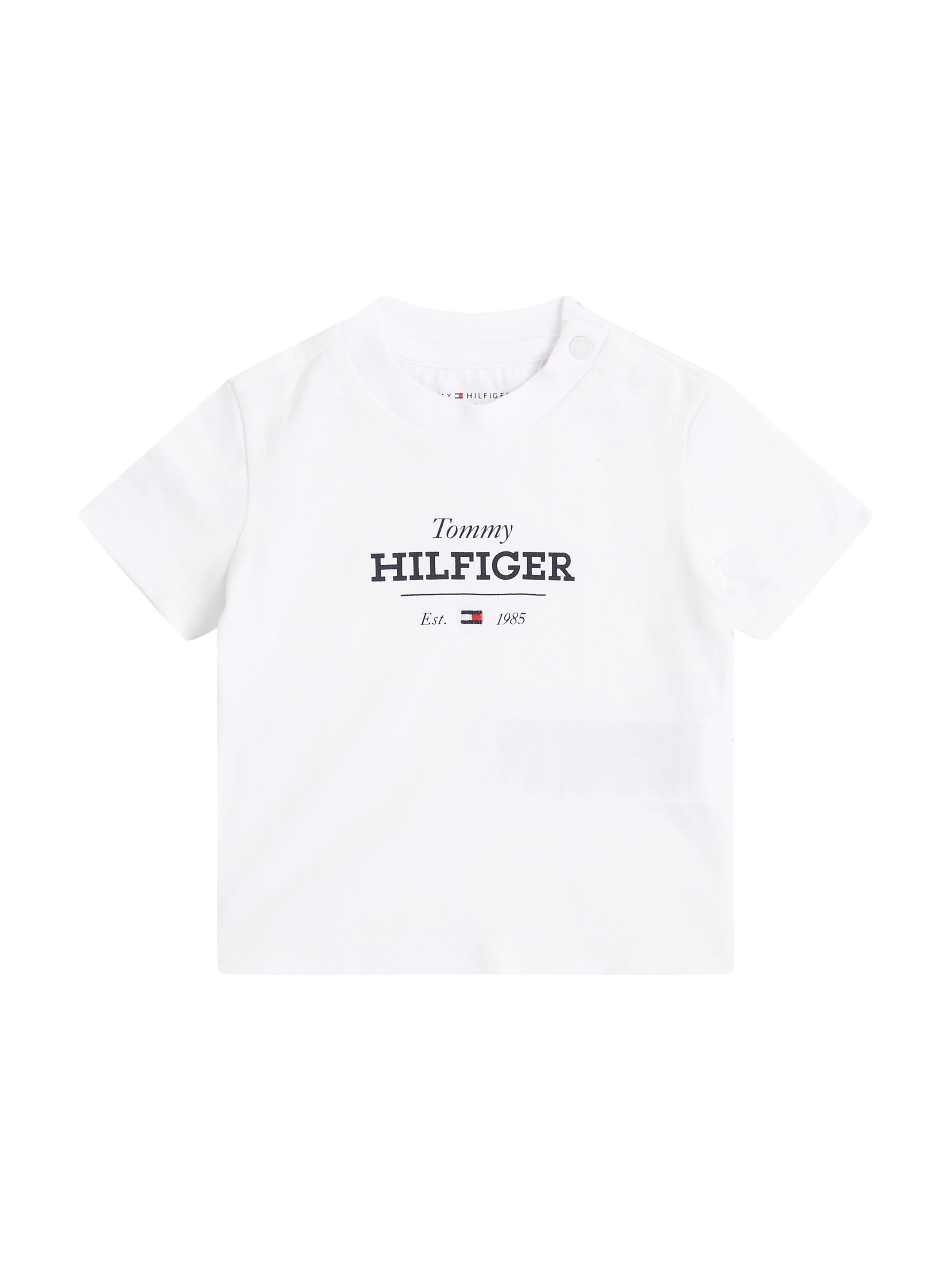 TOMMY HILFIGER Kurzarmshirt »MONOTYPE 1985 LOGO TEE SS«