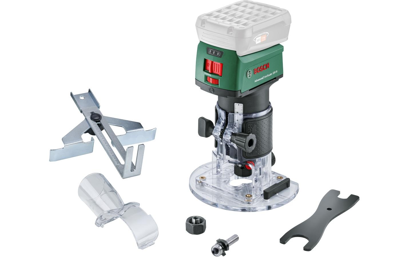 BOSCH Oberfräse »AdvancedTrimRouter 18V-8«, Ohne Akku/Ladegerät