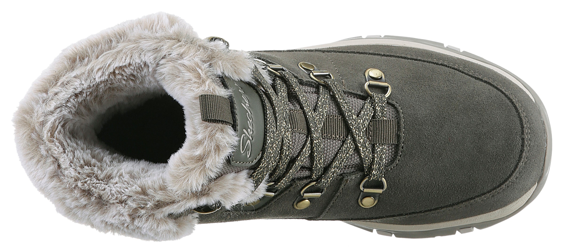 Skechers Winterboots »TREGO«, Chunky Boots, Freizeitschuh, Winterstiefel mit Plateausohle