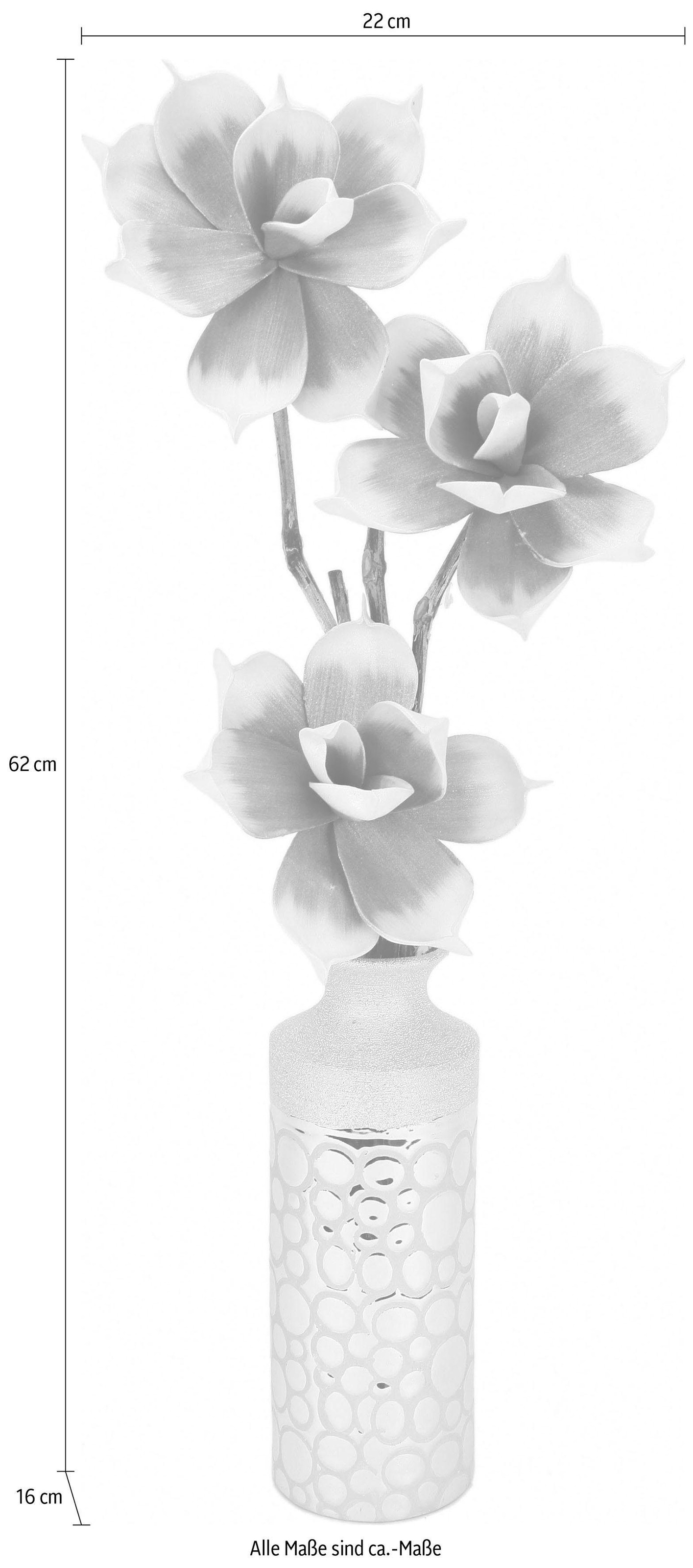 I.GE.A. Kunstblume »Soft-Rosenbund«, in Vase