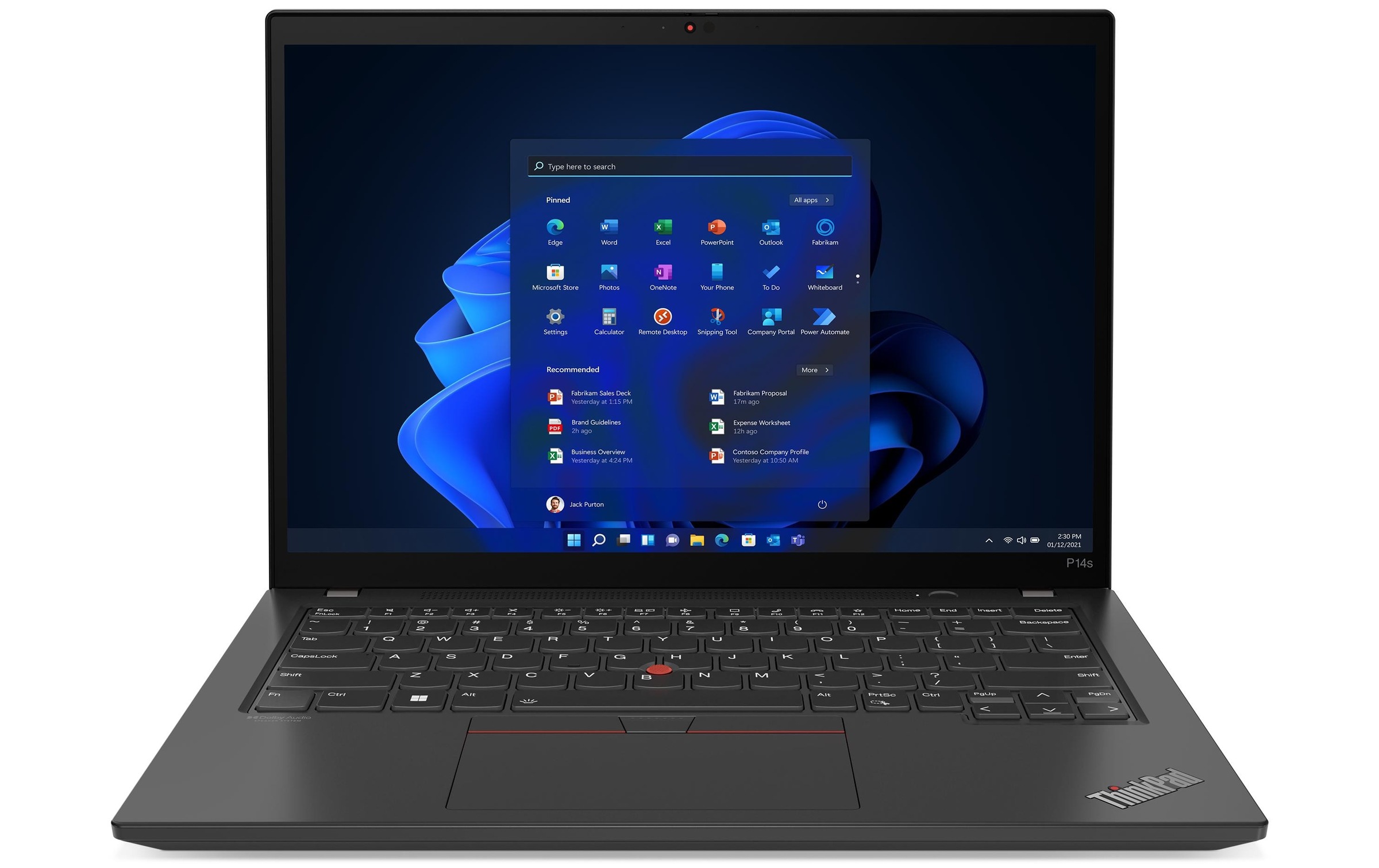 Lenovo Notebook »ThinkPad P14s Gen.5 (Intel)«, 36,69 cm, / 14,5 Zoll, Intel, Core Ultra 7, 512 GB SSD