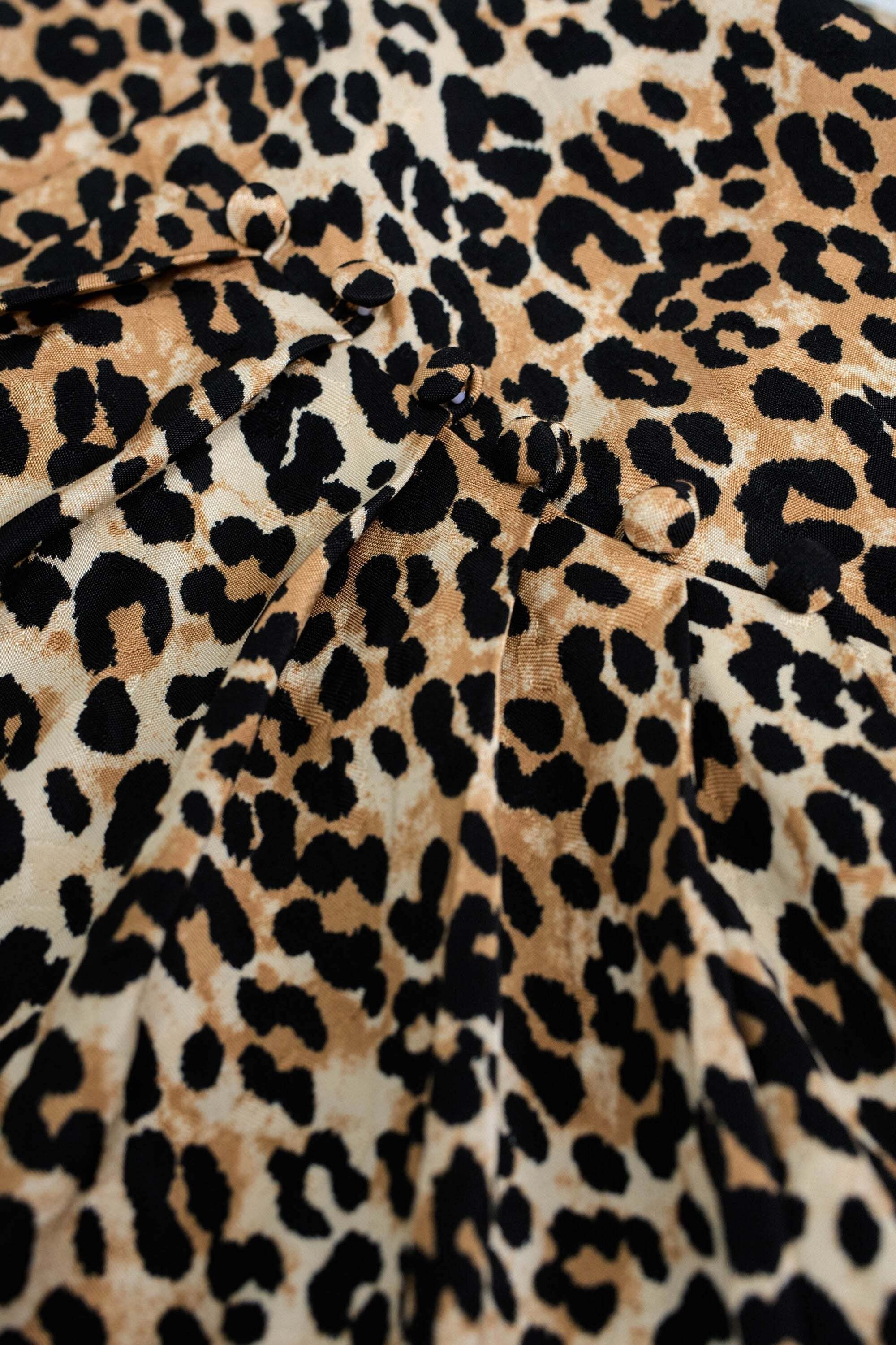 Salsa Midirock »Salsa Jeans Midirock Animal Print Skirt with Button Detail«