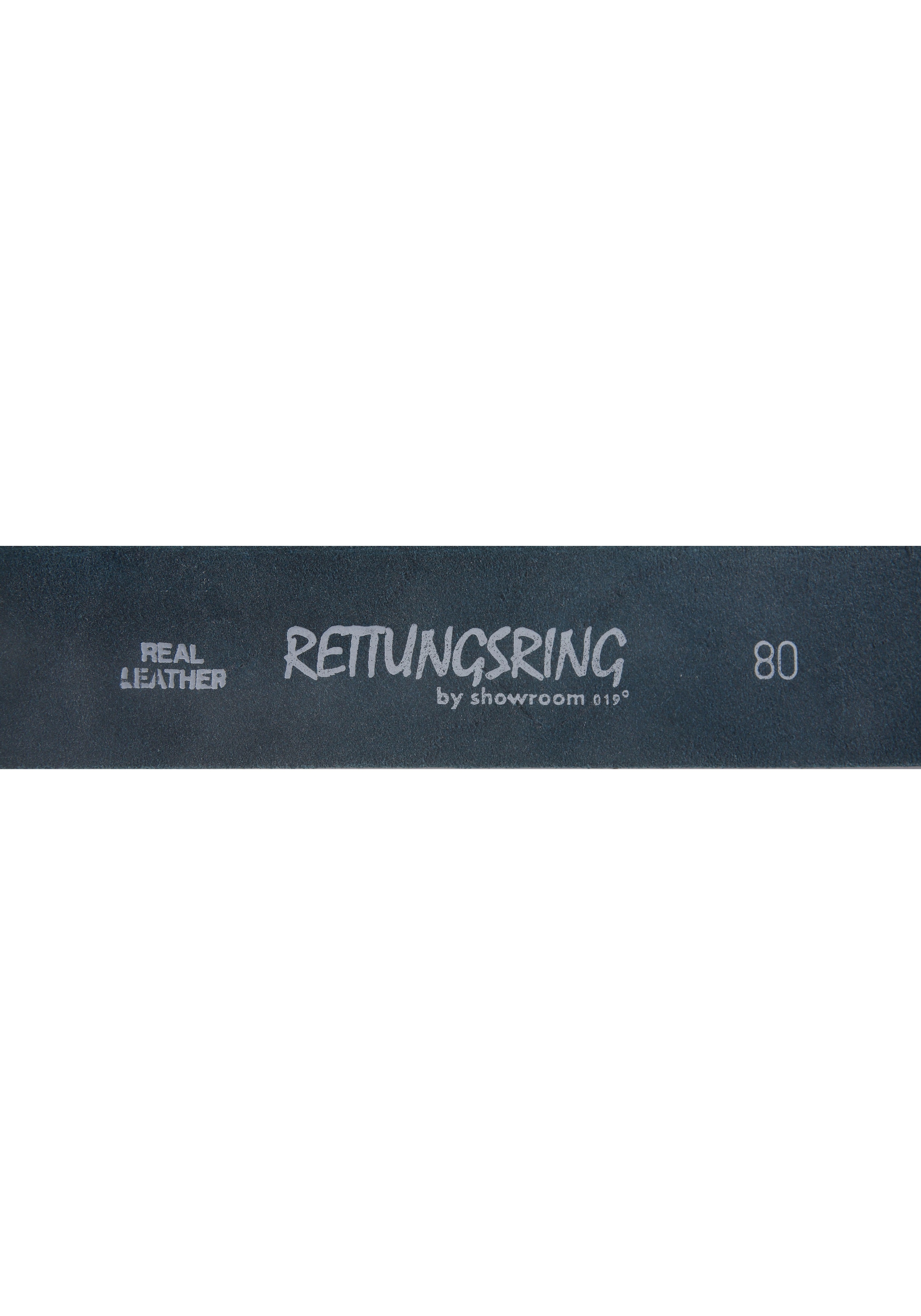RETTUNGSRING by showroom 019° Ledergürtel, mit austauschbarer Schliesse »Oval Gewölbt Silberfarben«