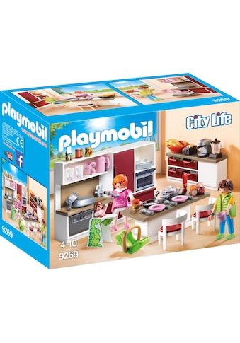 Playmobil® Konstruktions-Spielset »Grosse Familienküche (9269), City Life«, Made in... kaufen