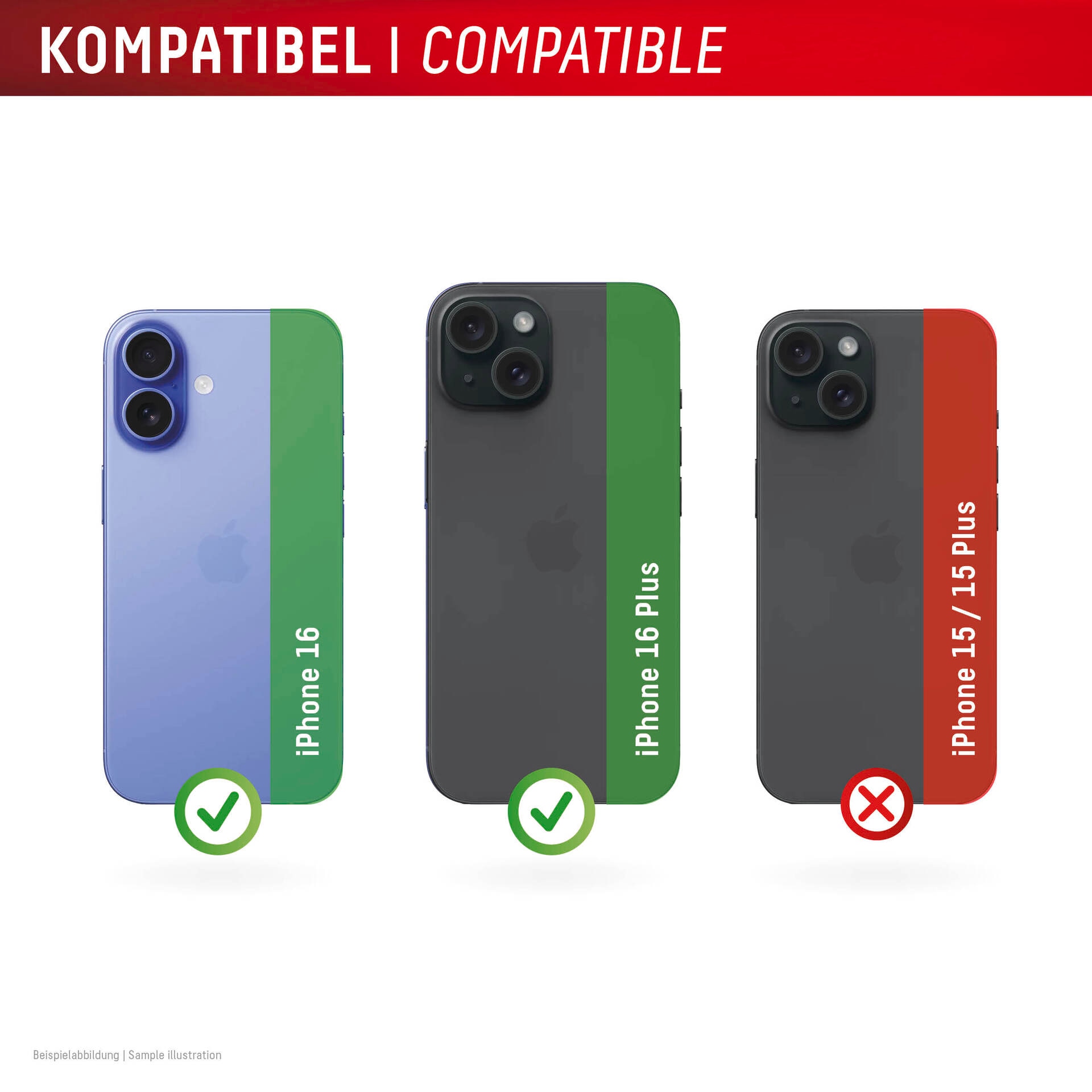 Displex Kameraschutzglas »Camera Lens Glass All-In-One Protector Full Cover«, für Apple iPhone 16-Apple iPhone 16 Plus, (Packung, 2x All-In-One Glas), Objektivschutz, Kameraschutz, kratz- & stossfest