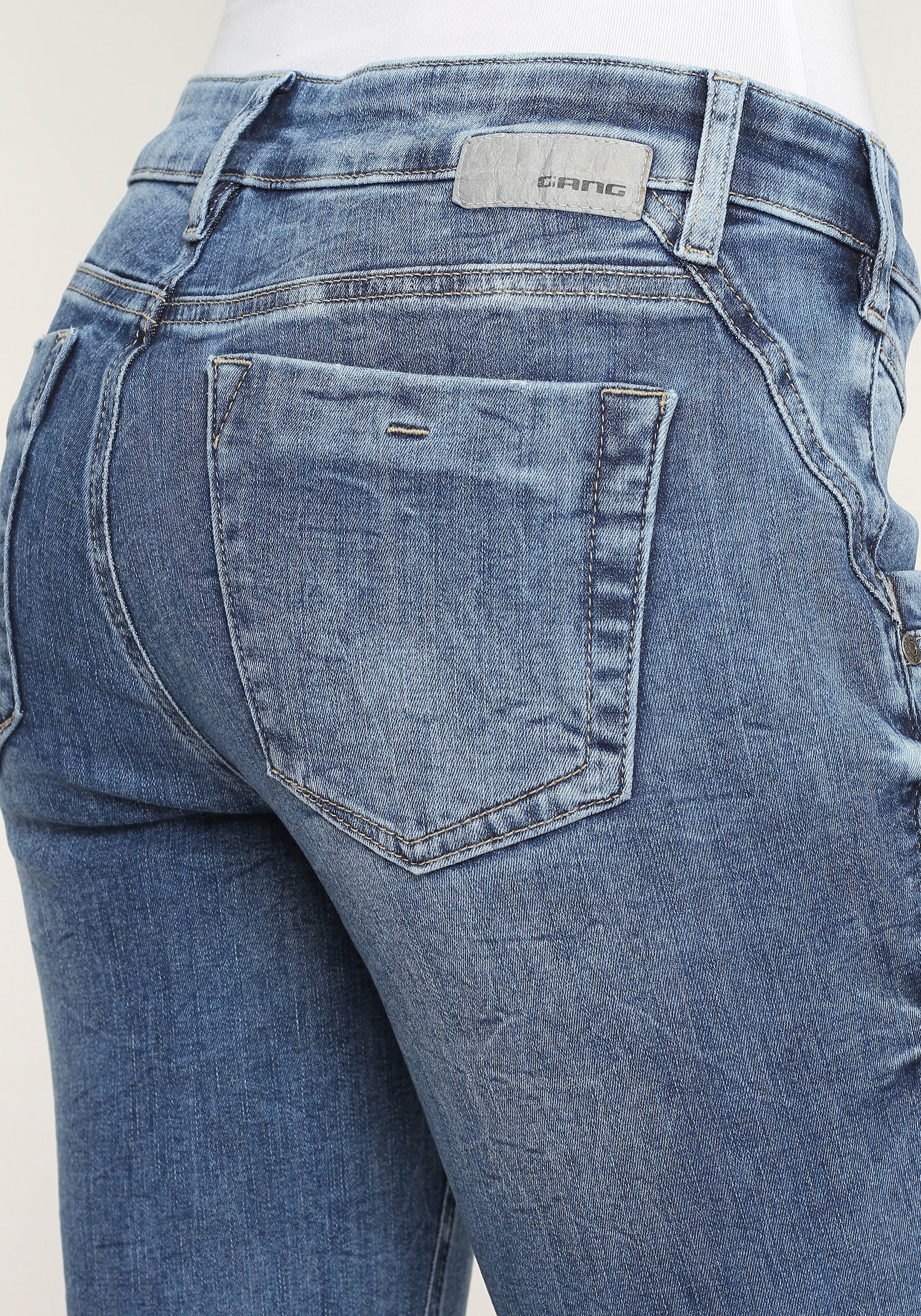 online mit grosser Schweiz GANG »94JOJO«, Slim-fit-Jeans bei Formstabilität Jelmoli-Versand Bewegungsfreiheit kaufen