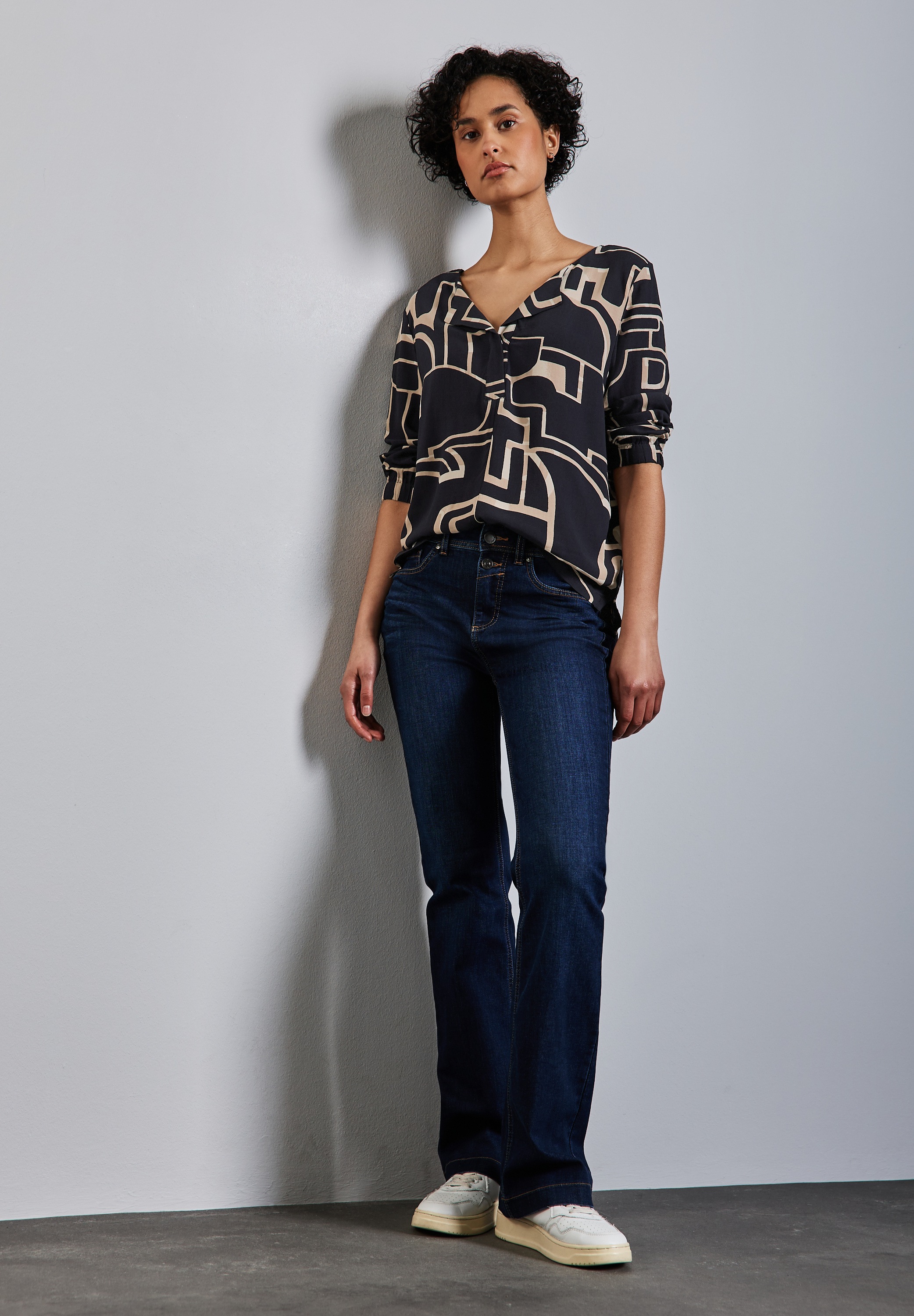 STREET ONE 3/4-Arm-Shirt, mit All-Over Print
