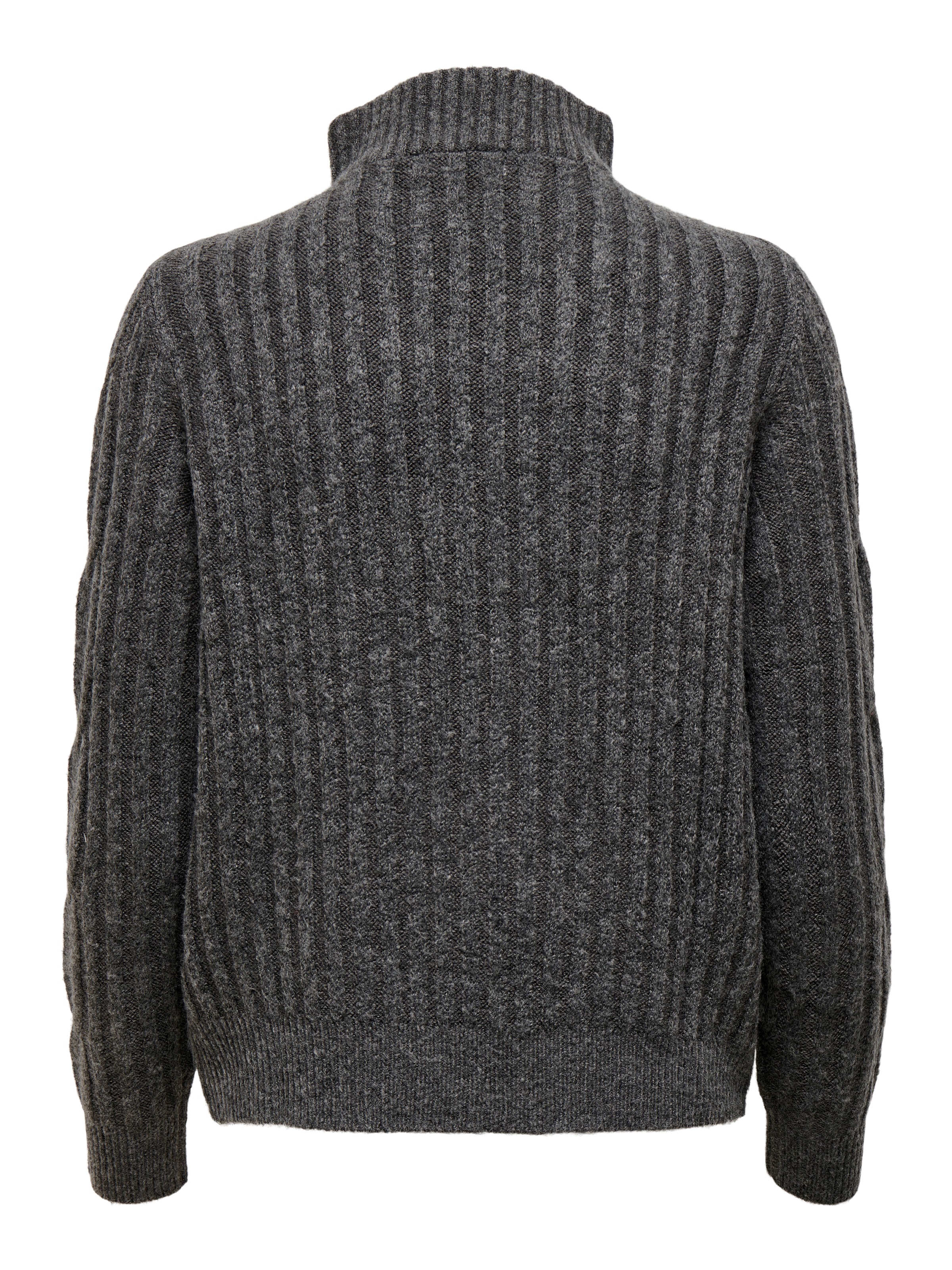 JDY Stehkragenpullover »JDYANDREA L/S ZIP CABLE PULLOVE KNT NOOS«