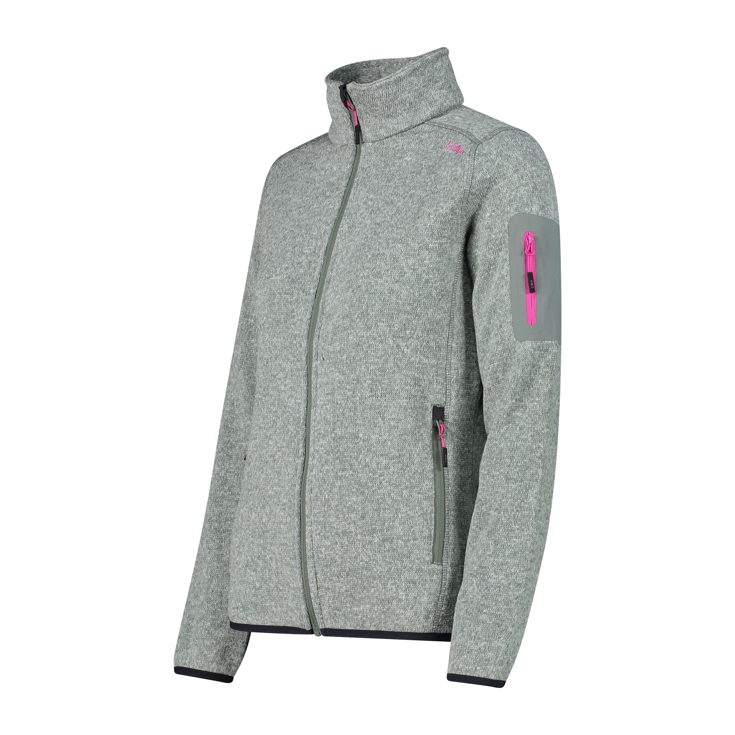CMP Strickfleecejacke, (1 St.), Wärmeisolierend & Schnell trocknend & Atmungsaktiv
