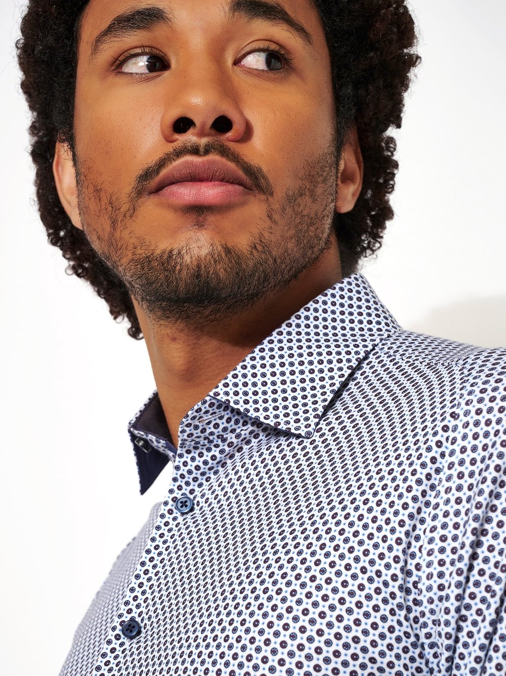 DESOTO Businesshemd »Casual Kent 1/1«, Mit Minimal Print