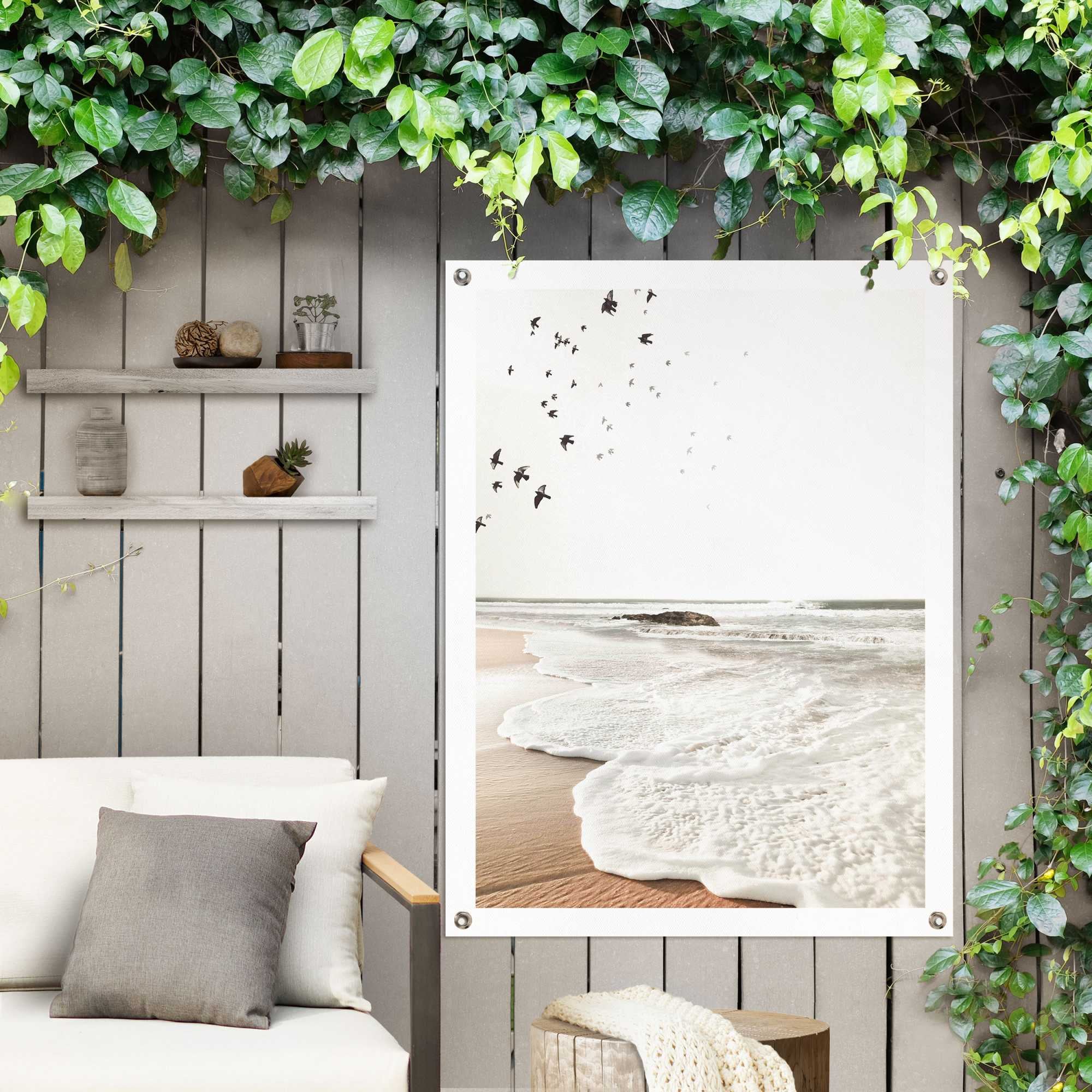 Reinders! Poster »Rollende Wellen«, Outdoor für Garten oder Balkon