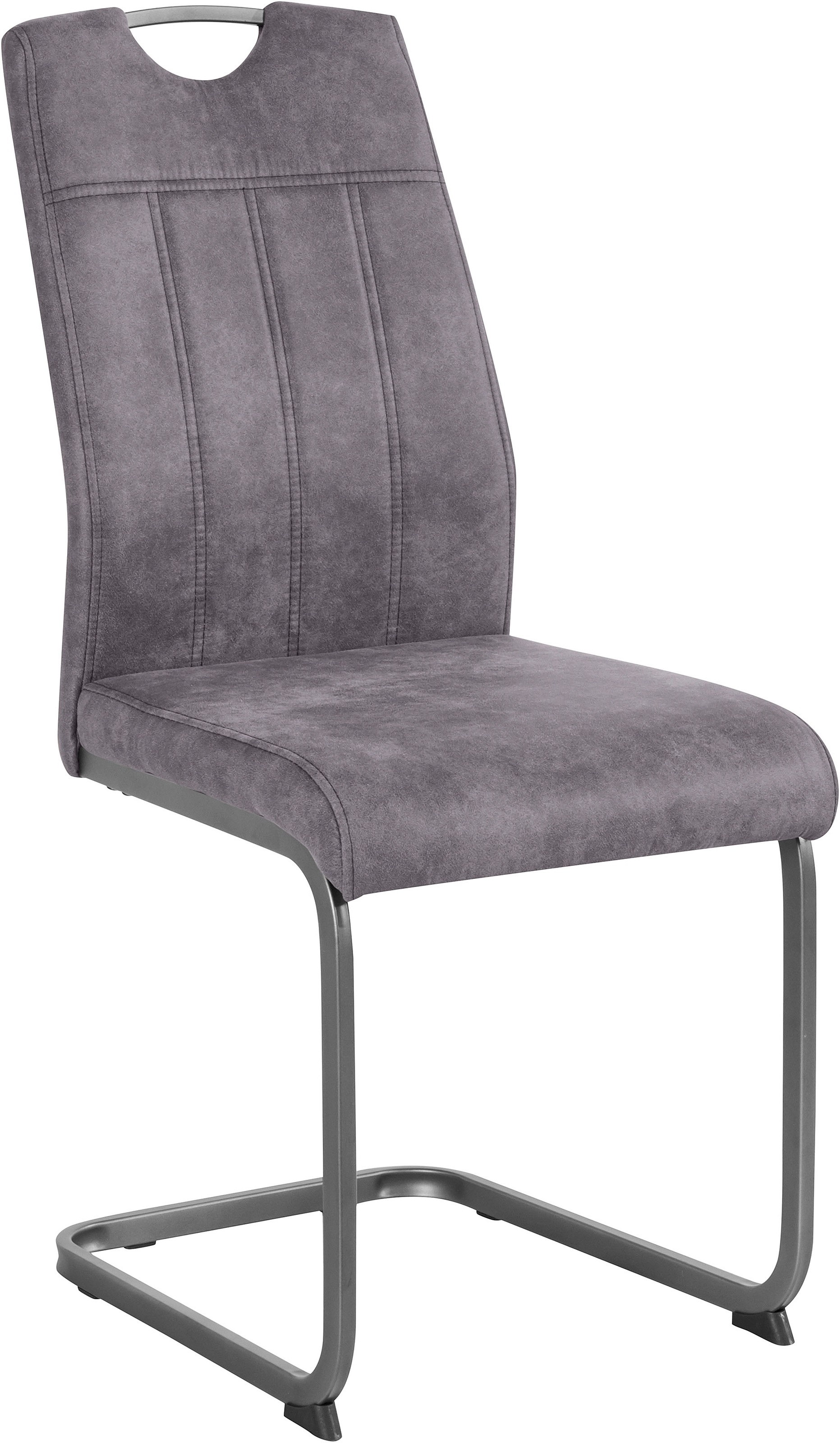 HELA Essgruppe »Agnes Esstisch ausziehbar, Tisch ausziehbar 140 -220 cm,«, (Set, 5 tlg.), Belastbarkeit 140 KG, bequem gepolstert mit Griff