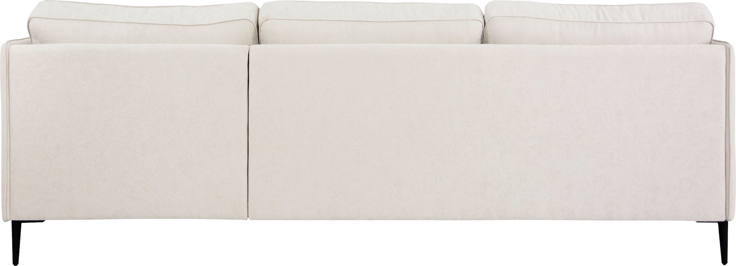 Leonique Ecksofa »Light L-Form«, inklusive loser Zierkissen, mit schmalen Armlehnen und Teleskopfüssen