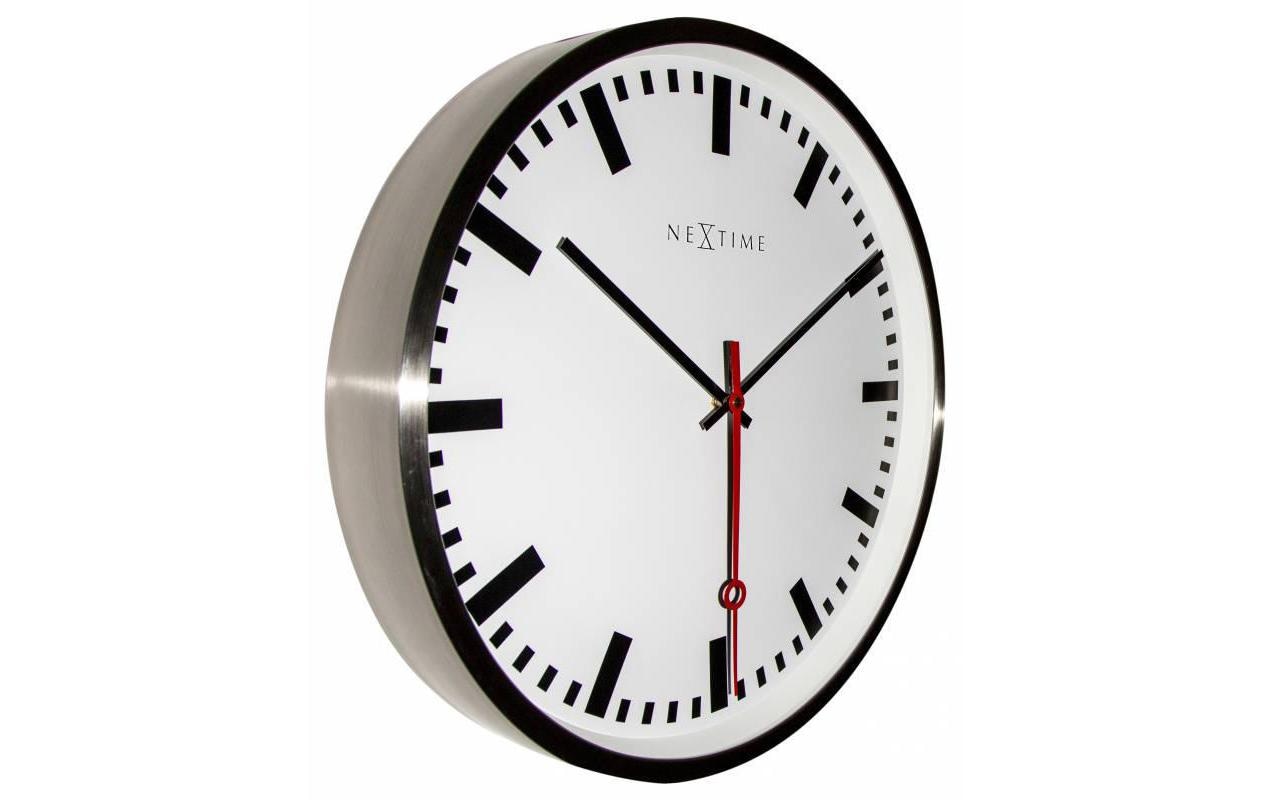 NEXTIME Wanduhr »NeXtime Super Station Strip«