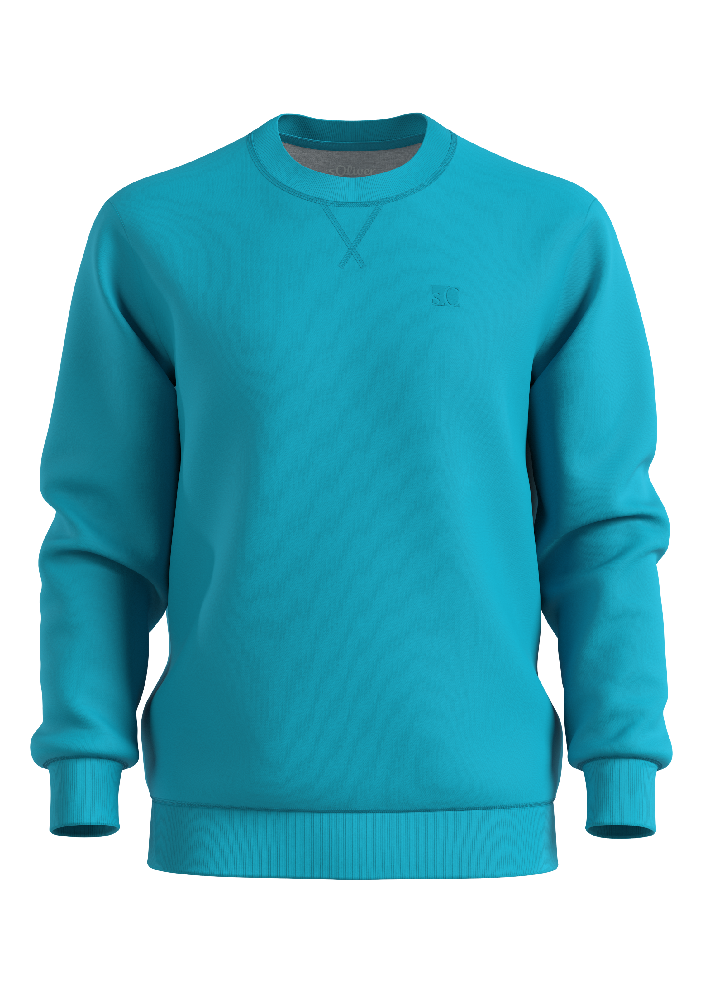 s.Oliver Sweatshirt, mit Logo Stickerei