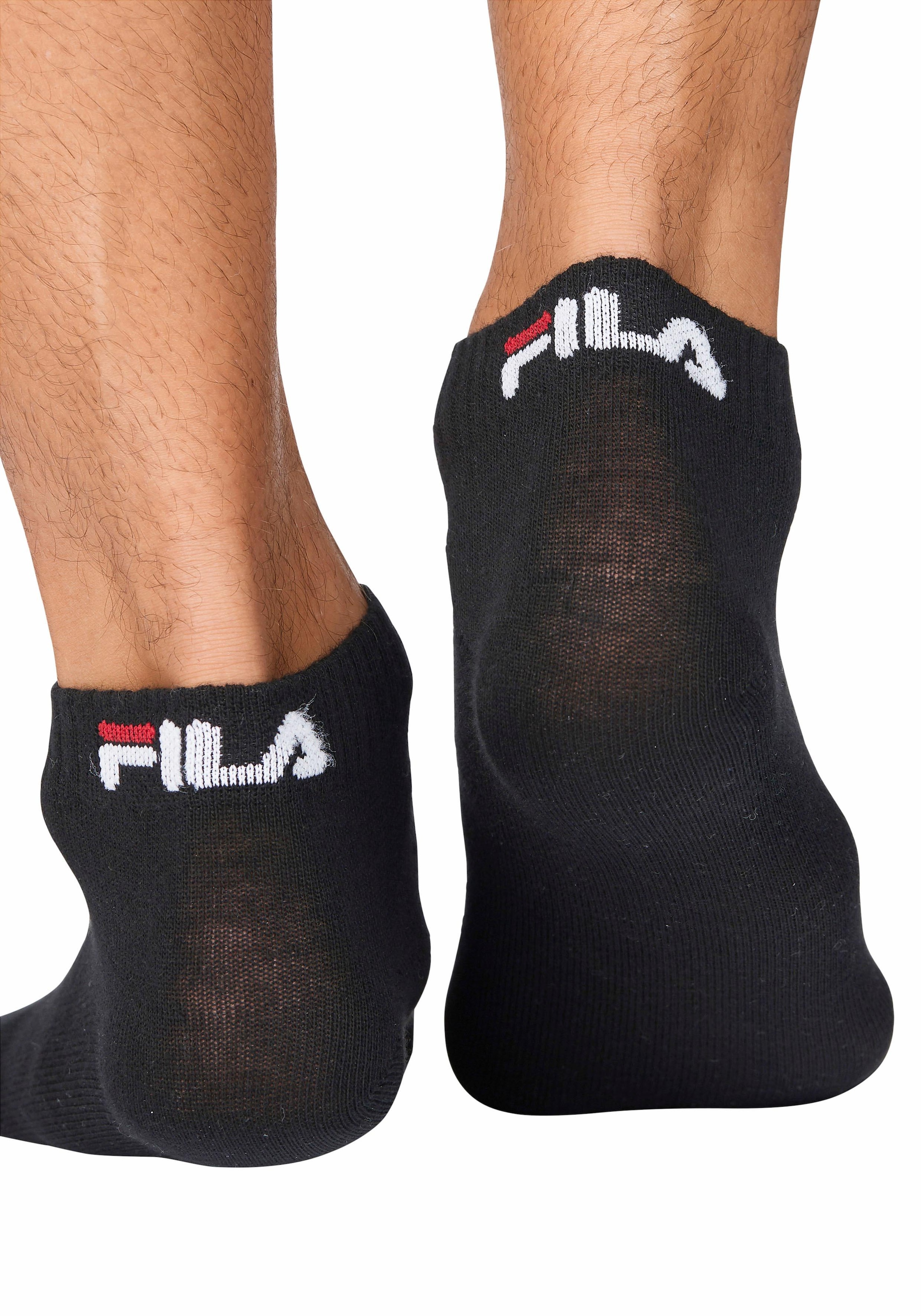 Fila Kurzsocken, (3er Pack), mit Logostickerei