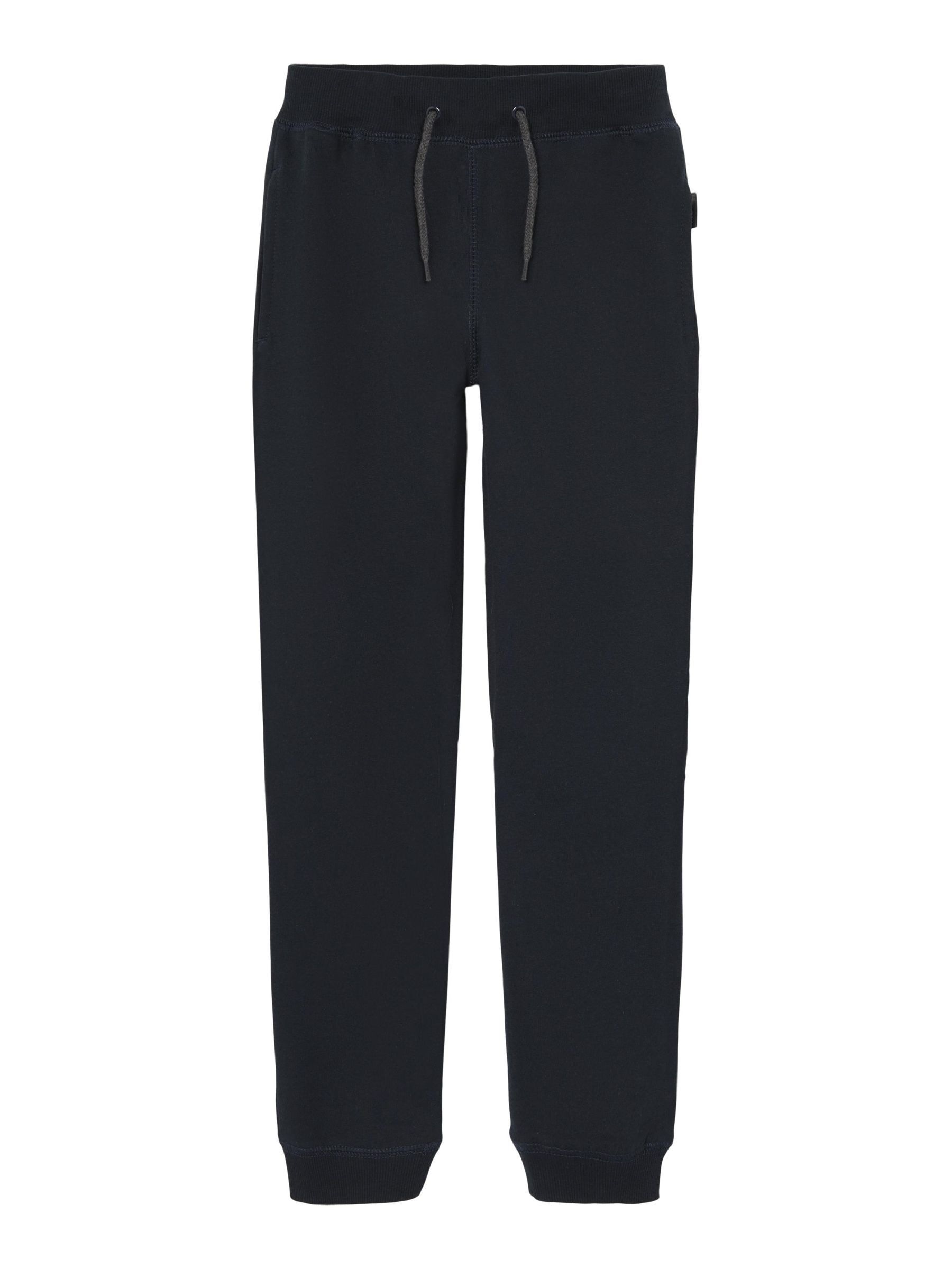 Name It Trainingshose »NKMSWEAT für Jungen mit verstellbarem Bund und Kordelzug«, unifarben, casual, regular fit, Baumwollmix, Rundhals