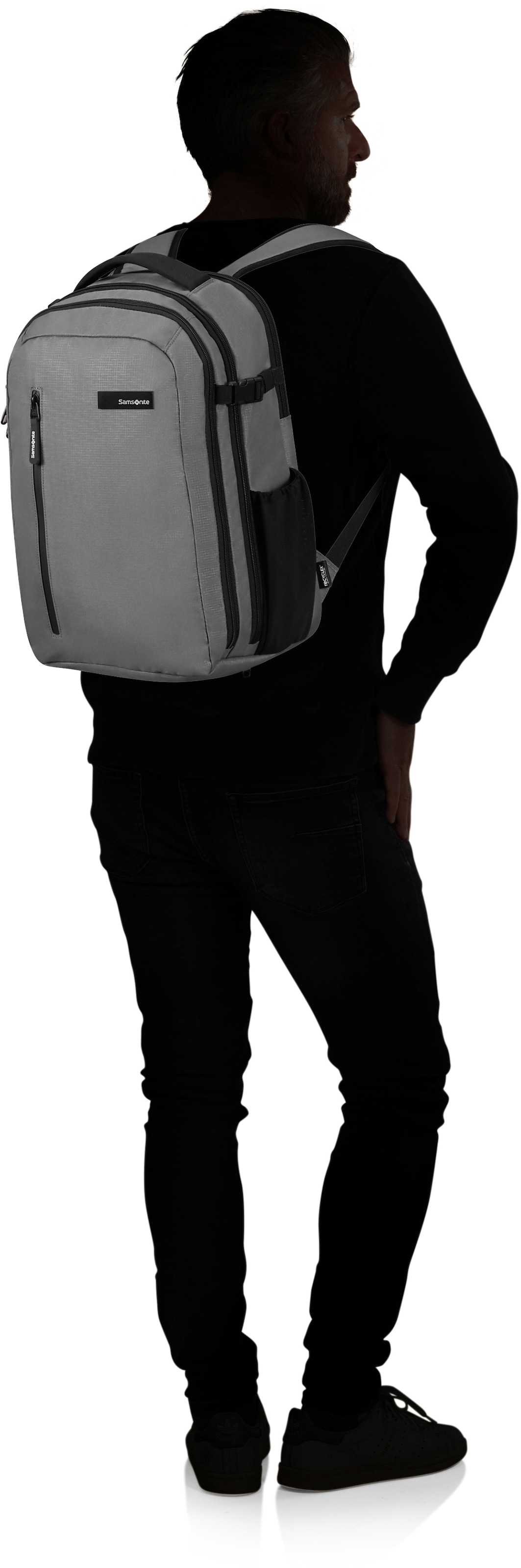 Samsonite Laptoprucksack »ROADER«, Arbeitsrucksack recyceltes Material Tablet und 15,6-Zoll Laptopfach