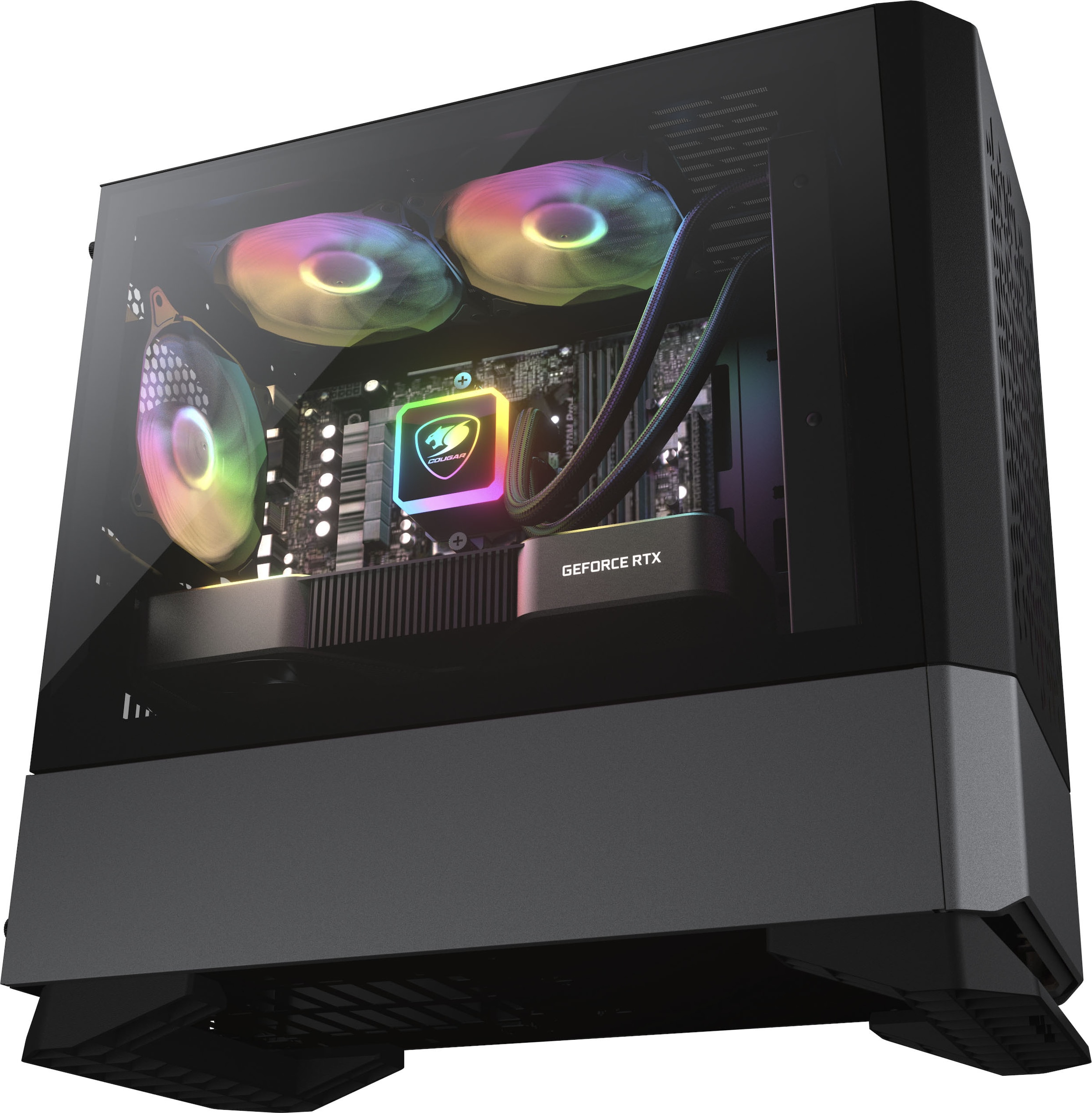 Cougar Gaming-Gehäuse »Mini Tower MG140 Air RGB«, RGB Beleuchtung