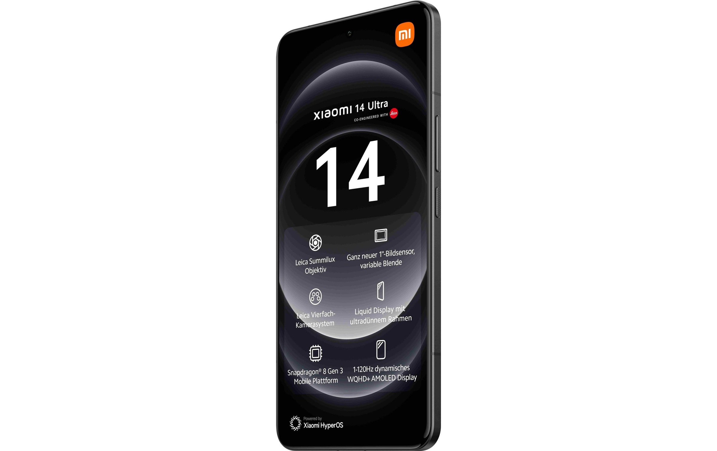 Xiaomi Smartphone »14 Ultra 5G 512 GB Schwarz«, schwarz