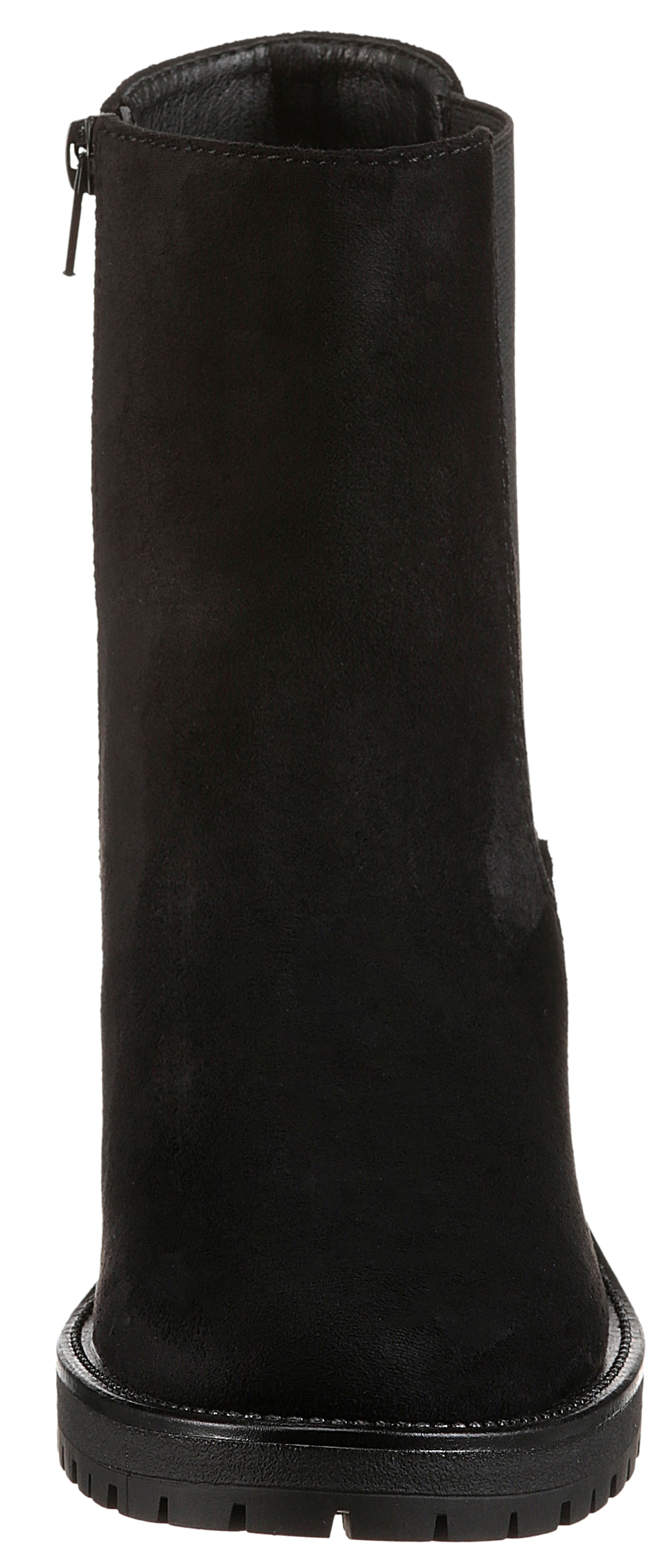 Aniston SHOES Chelseaboots, Stiefelette mit Reissverschluss und Stretcheinsatz - NEUE KOLLEKTION