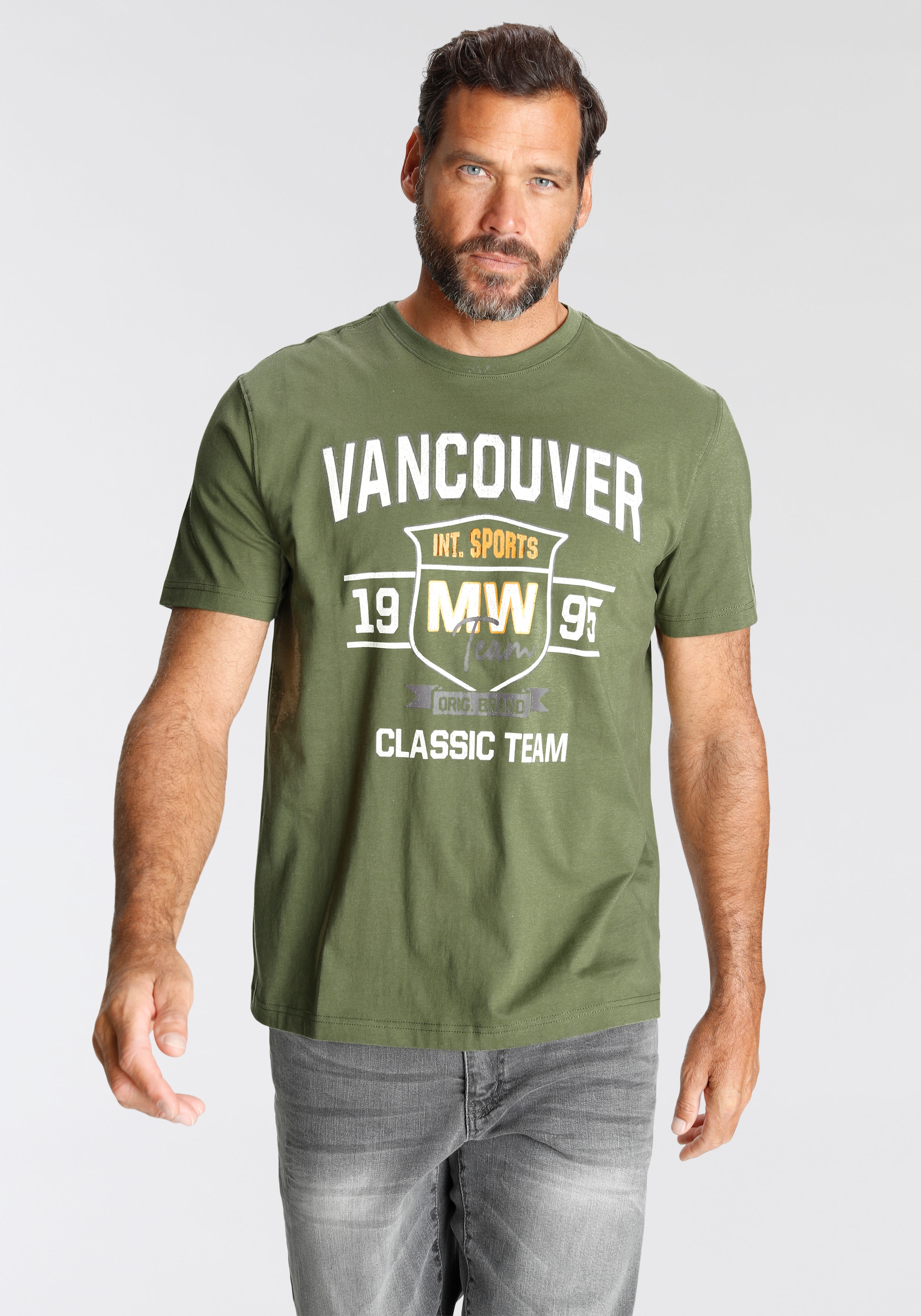 Man's World T-Shirt, mit modischem Print