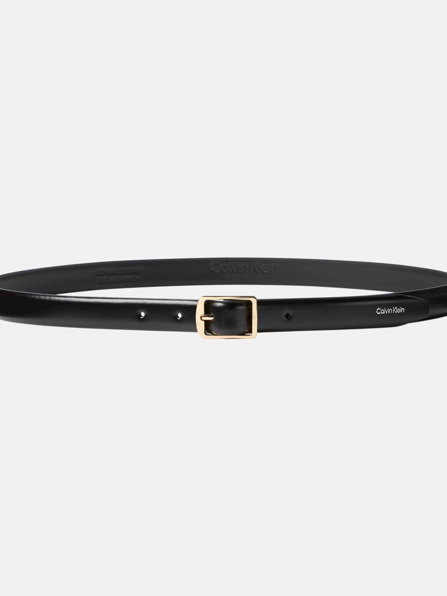 Calvin Klein Jeans Ledergürtel »CLASSIC SQUARE BUCKLE BELT 20MM«, Grössenverstellbar