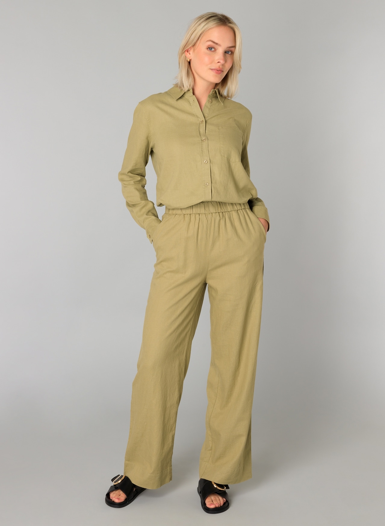 Base Level Leinenhose »Yul«