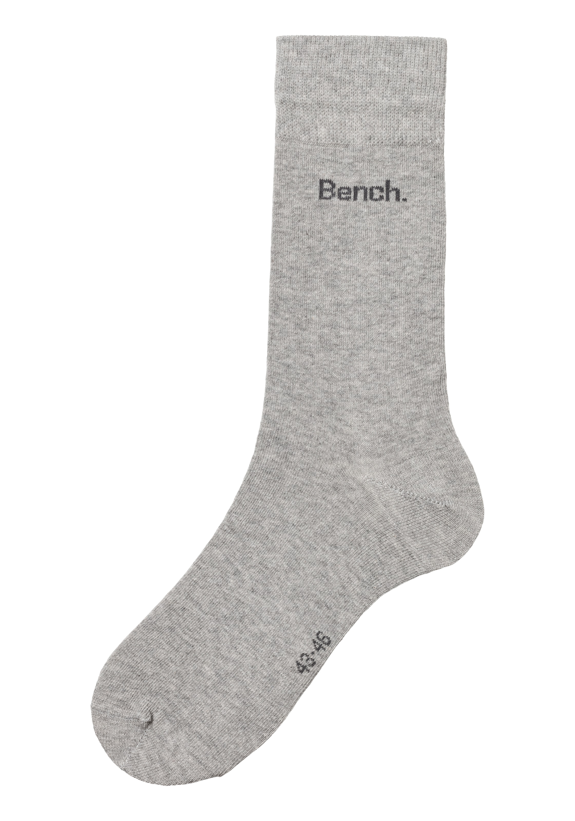 Bench. Basicsocken, (Packung, 4 Paar), in angenehm weicher Markenqualität