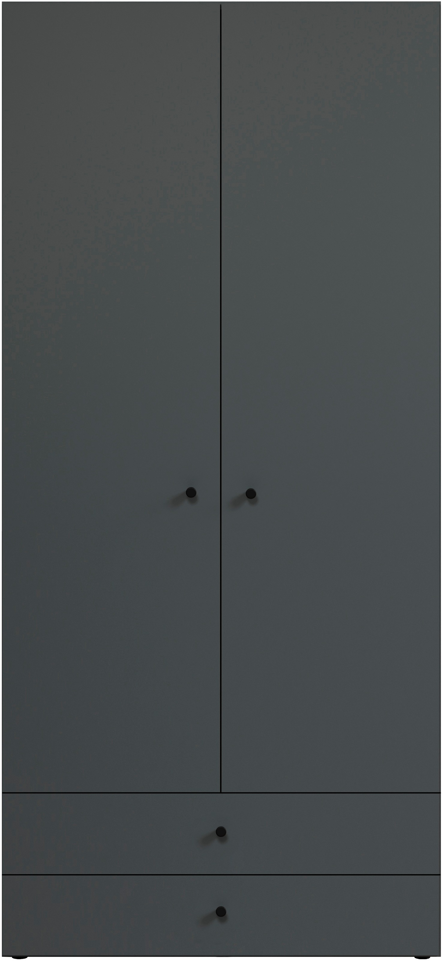 INOSIGN Kleiderschrank »Jersey Schlafzimmerschrank Garderobe Bestseller Schrank«, (1 St., Drehtürenschrank mit modernen Griffen Otto´s Choice), Drehtürenschrank mit 2 Schubladen - (B/T/H) 85/52/188 cm