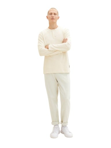 TOM TAILOR Langarmshirt, aus strukturiertem Gewebe