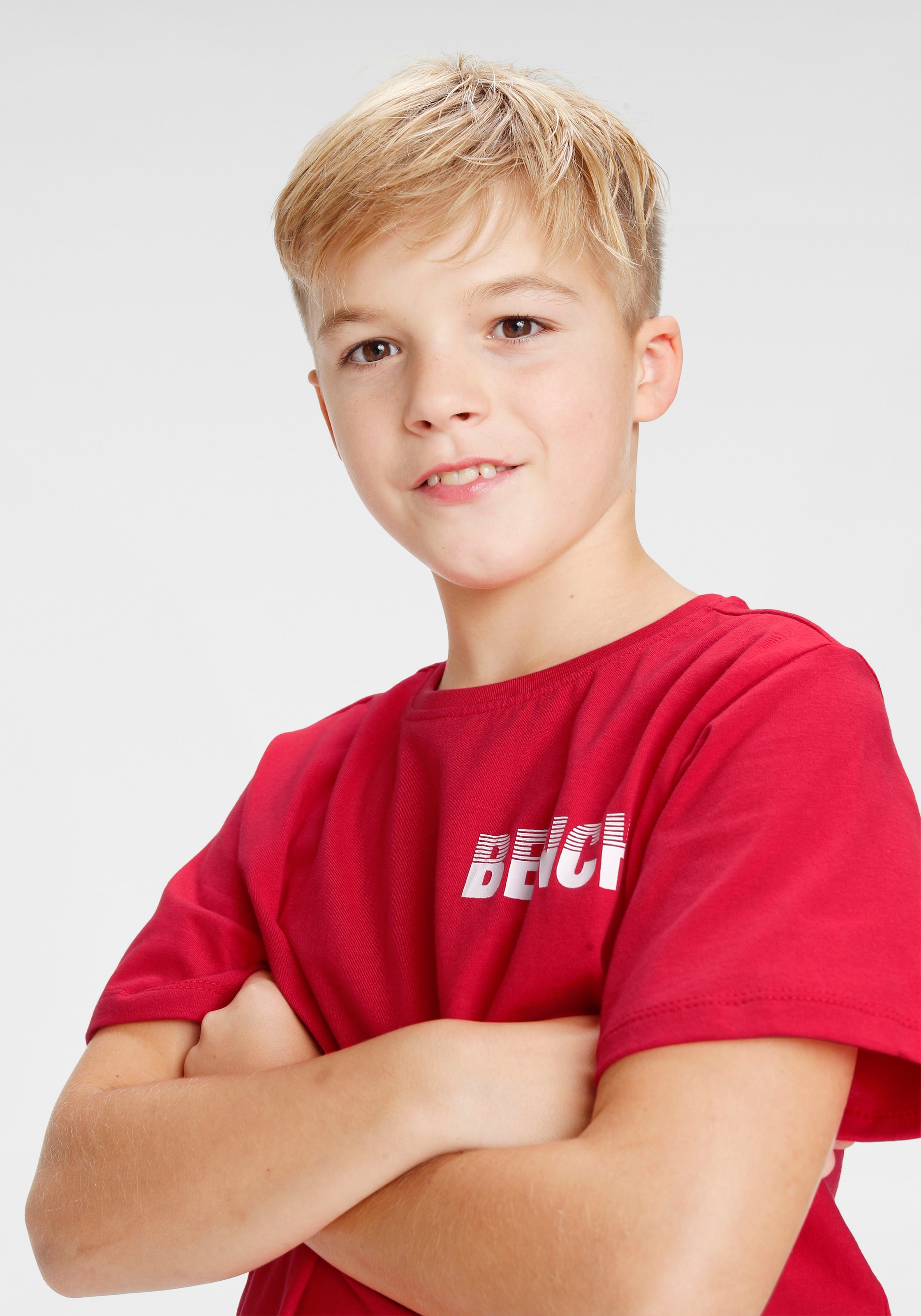 ✵ Bench. T-Shirt »Basic«, (Packung, 2 tlg.), für Jungen online bestellen |  Jelmoli-Versand