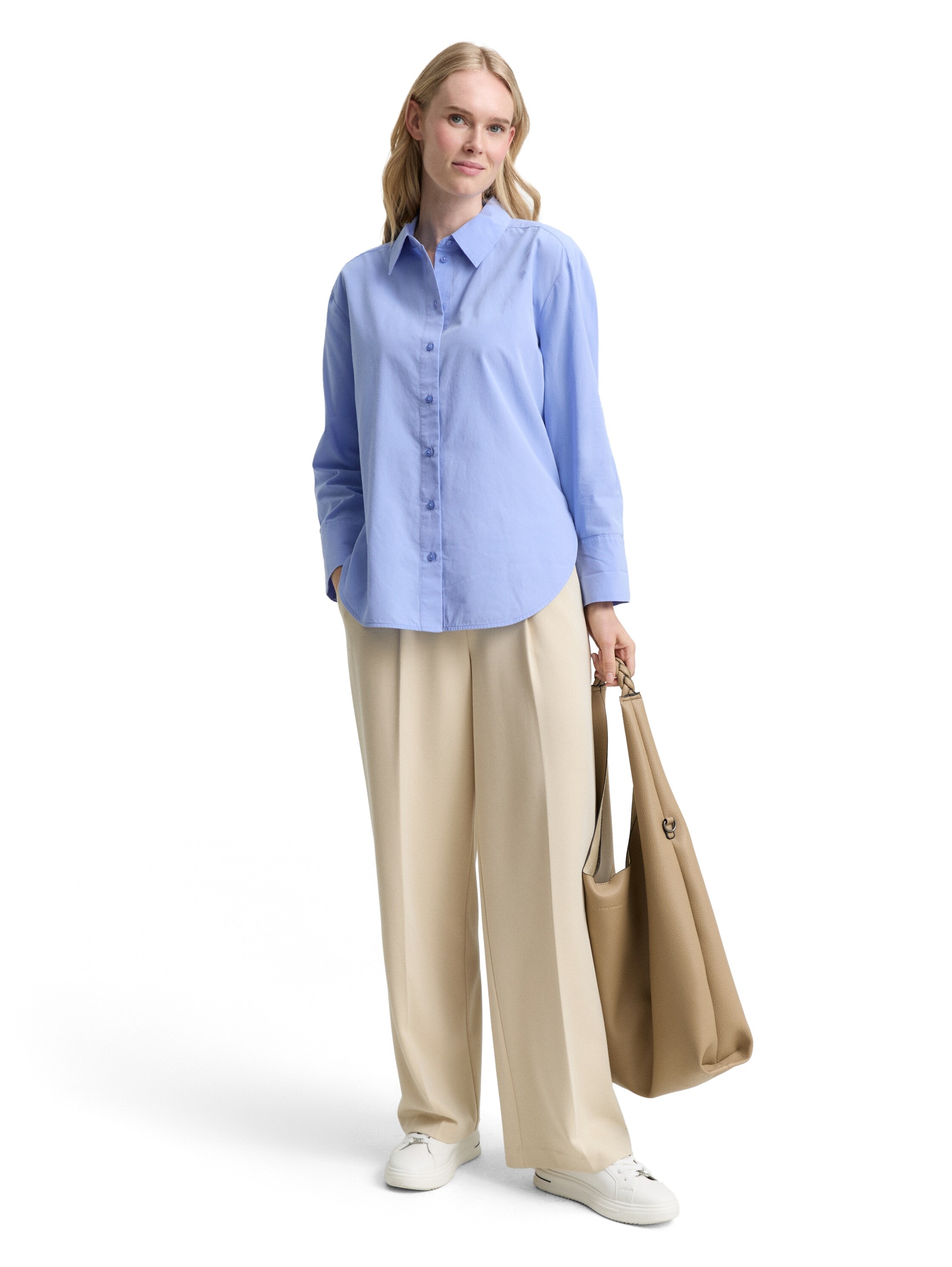 TOM TAILOR Hemdbluse, mit Manschetten