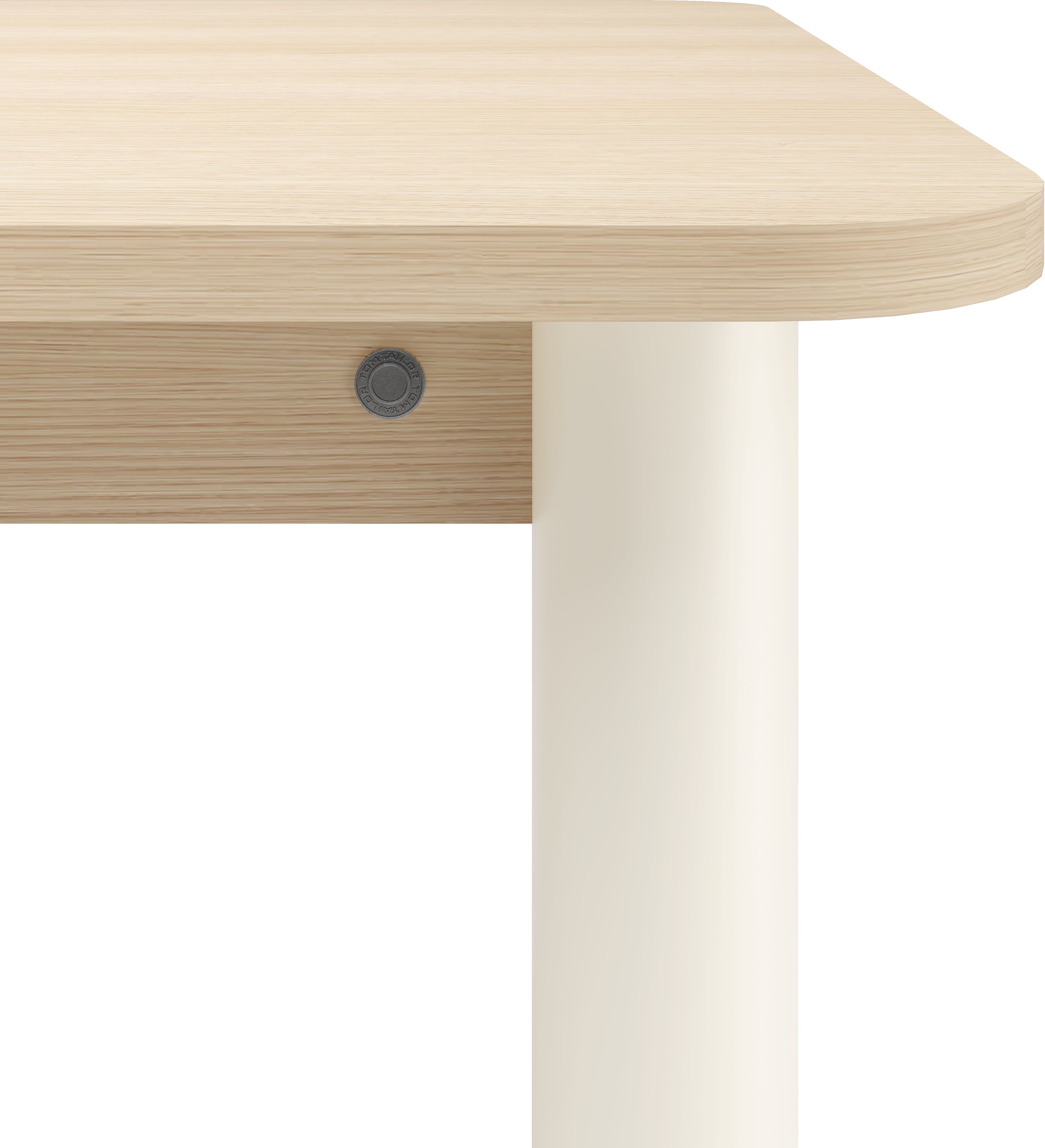 TOM TAILOR HOME Esstisch »COLOR TABLE«, (1 St.), Esstisch, 4-Fuss, 3 Grössen, 3 Dekorfarben, 4 Fussfarben, ABS-Kante