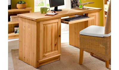 Home affaire Schreibtisch »Soeren«, aus massiver Kiefer, mit Tastaturauszug kaufen