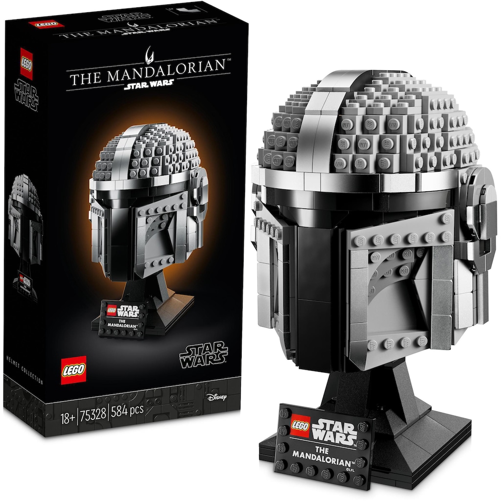 LEGO® Konstruktionsspielsteine »Mandalorianer Helm (75328), LEGO® Star Wars™«, (584 St.)