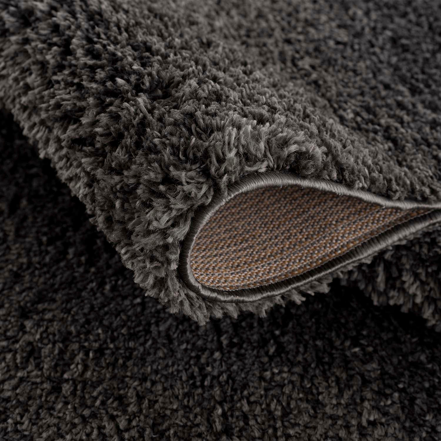 Carpet City Hochflor-Teppich »Pulpy 100«, rechteckig, 30 mm Höhe, Läufer, weich, mit Fransen, uni, viele Grössen, Wohnzimmer, Schafzimmer