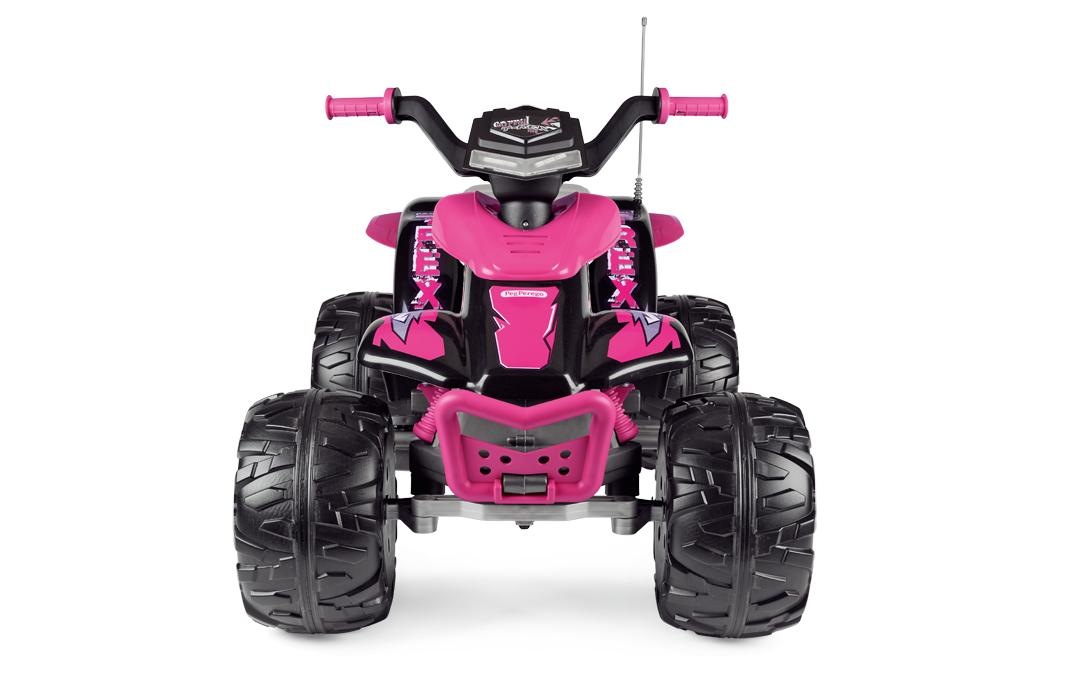 Tretfahrzeug »PegPerego Quad Corral T-Rex 330W 12 V Pink«