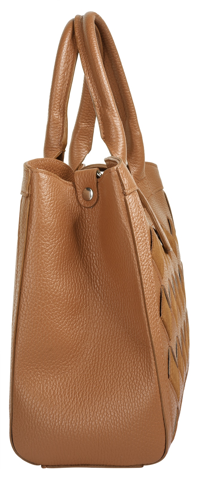 Samantha Look Henkeltasche, echt Leder, Made in Italy