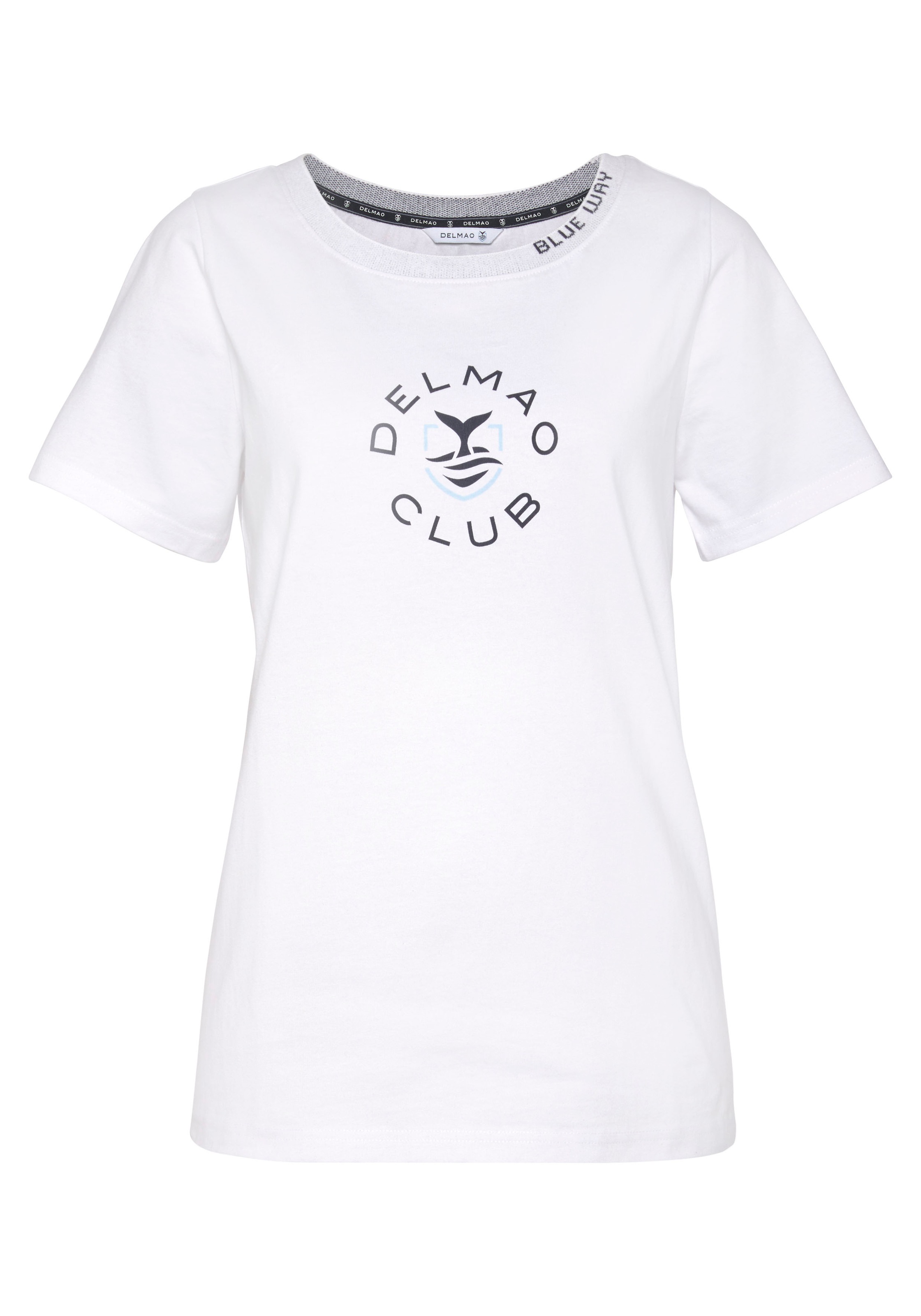DELMAO T-Shirt, mit sportivem MARKE! online | Logo-Print Jelmoli-Versand NEUE bestellen 