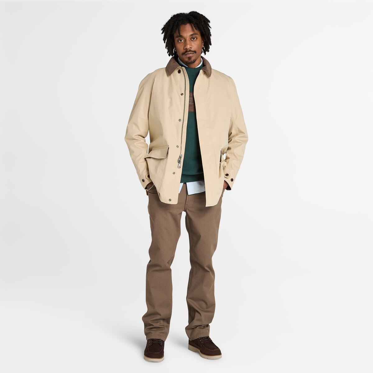 Timberland Funktionsmantel »Waterproof Cotton Barn Coat«, (1 tlg.)