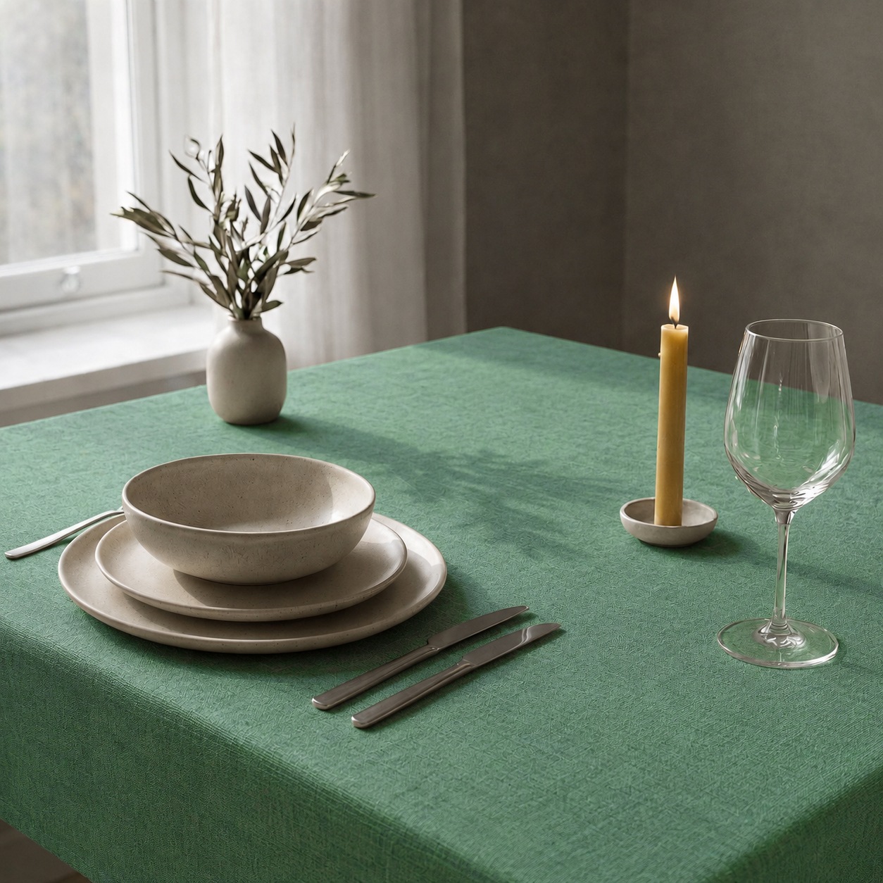 OTTO home Tischdecke "Meellon" unifarben, verschiedene Größen, Esszimmer, Wohnzimmer, Dekoration