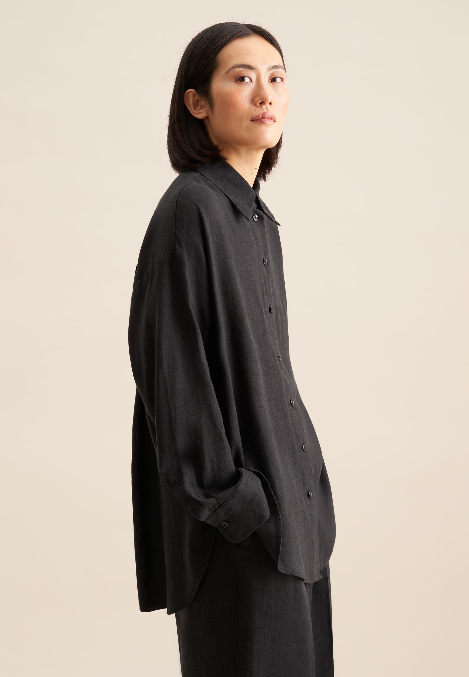 seidensticker Longbluse »Schwarze Rose« 1/1 Kragen Uni